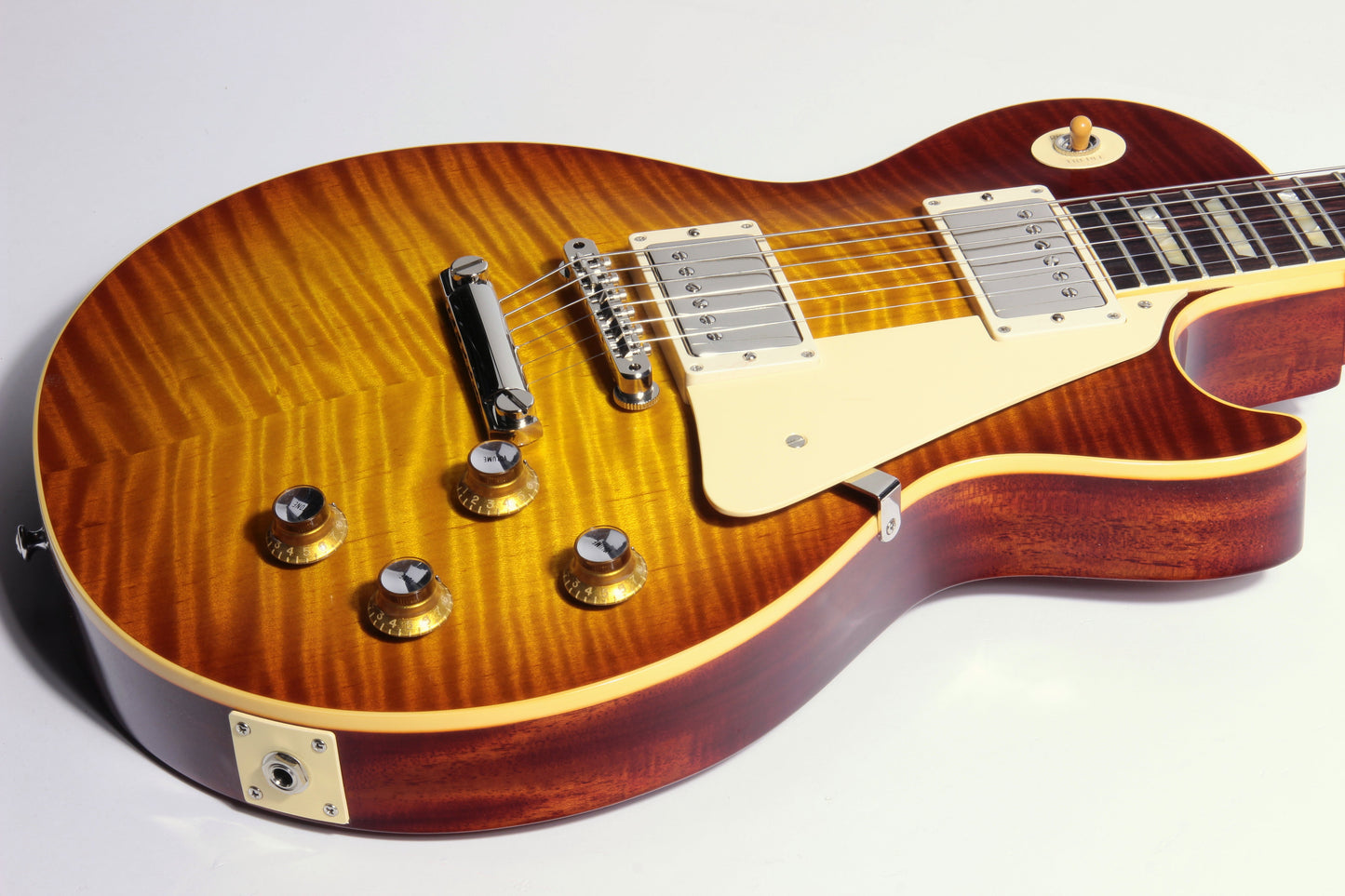 2020 Gibson Custom Shop 1960 Les Paul Standard 60th Anniversary - Iced Tea, R0 '60 Historic Reissue Flametop