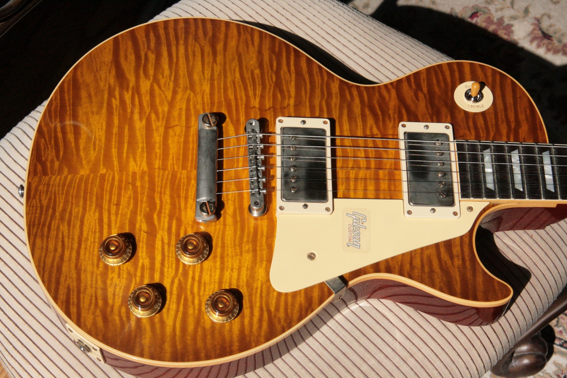2018 Gibson 1959 Les Paul KILLER TOP Historic Reissue! R9 59 DIRTY GREEN LEMON Custom Shop TH Spec
