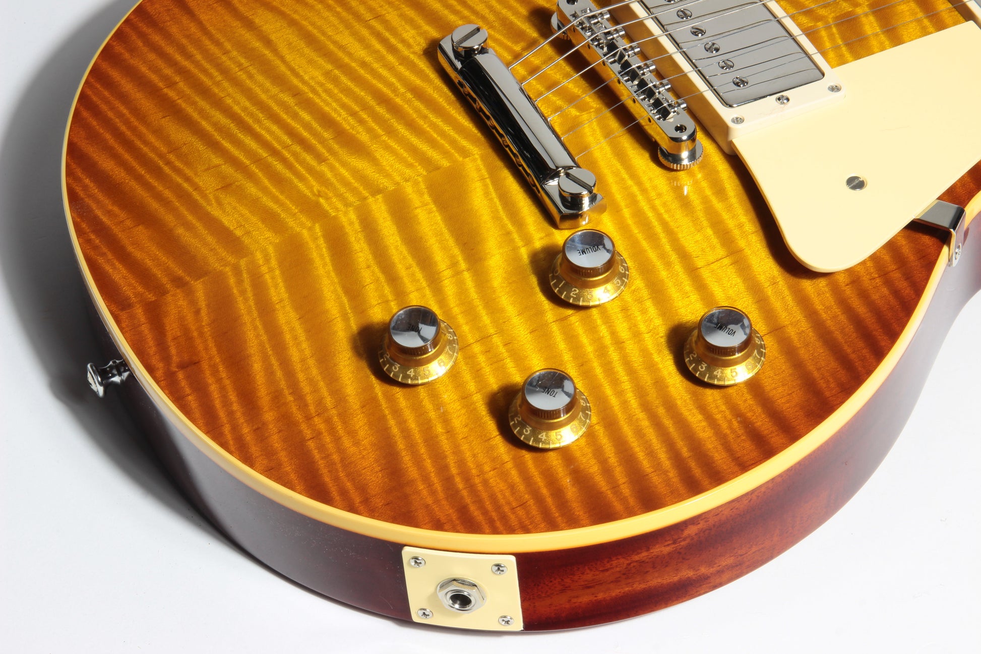 2020 Gibson Custom Shop 1960 Les Paul Standard 60th Anniversary - Iced Tea, R0 '60 Historic Reissue Flametop