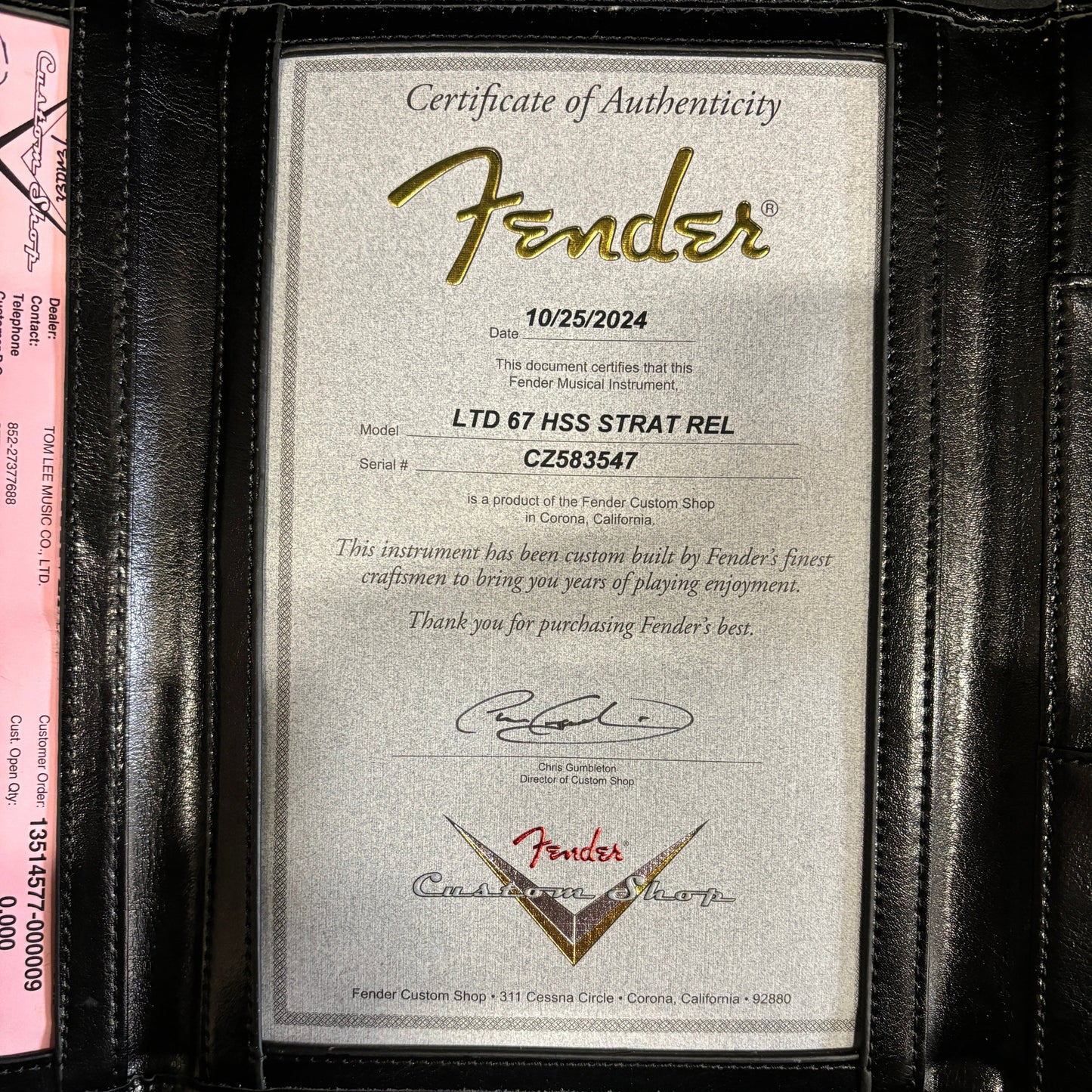 Fender Custom Shop Limited 1967 HSS Stratocaster Relic - Aged Black