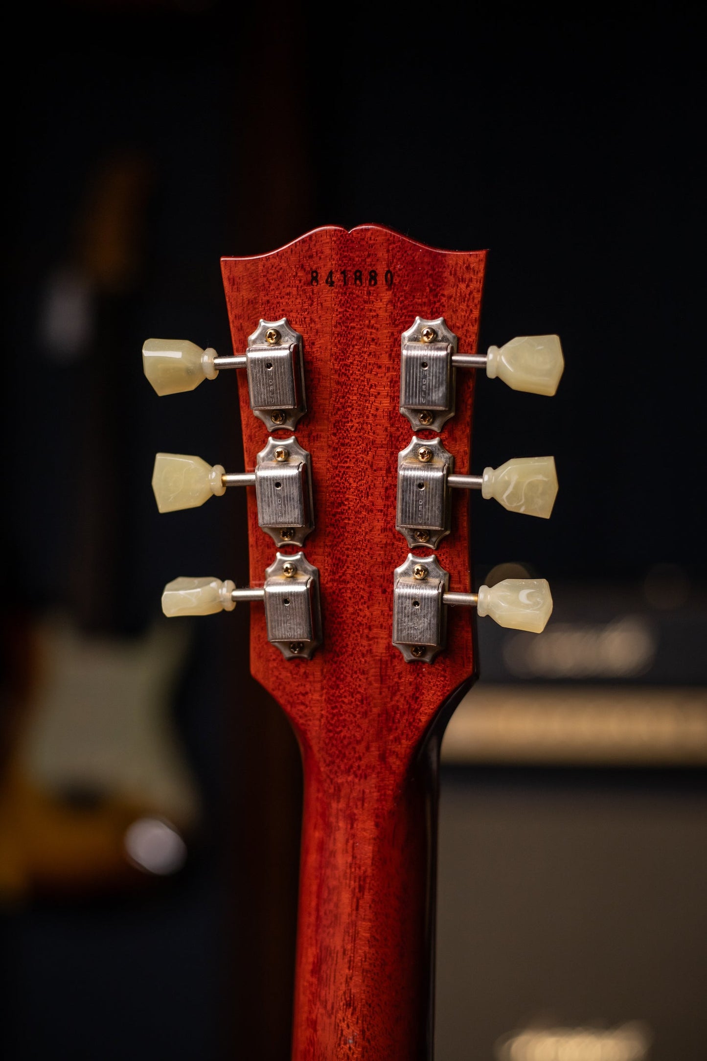 2014 Gibson Custom Shop 1958 Les Paul Reissue Flametop VOS Electric Guitar - Trans Red