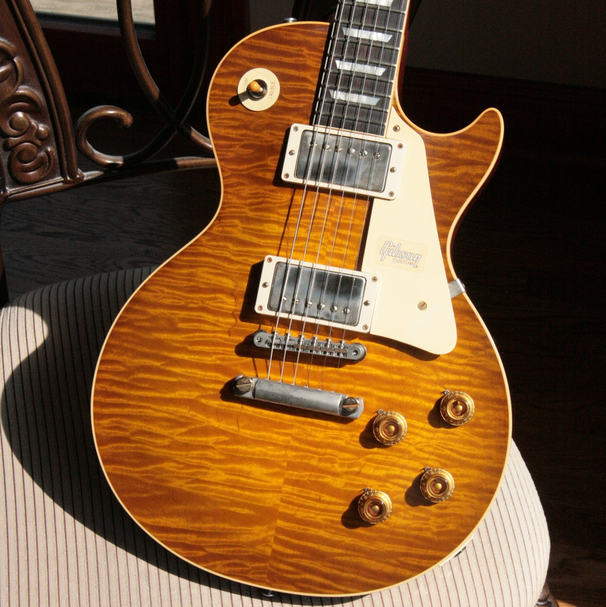 2018 Gibson 1959 Les Paul KILLER TOP Historic Reissue! R9 59 DIRTY GREEN LEMON Custom Shop TH Spec