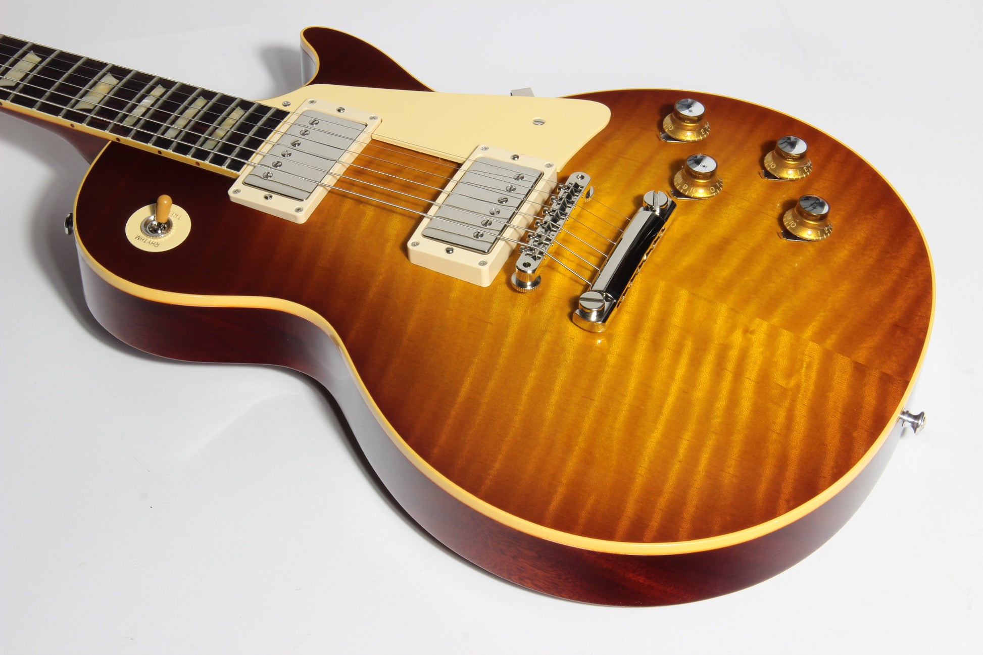 2020 Gibson Custom Shop 1960 Les Paul Standard 60th Anniversary - Iced Tea, R0 '60 Historic Reissue Flametop