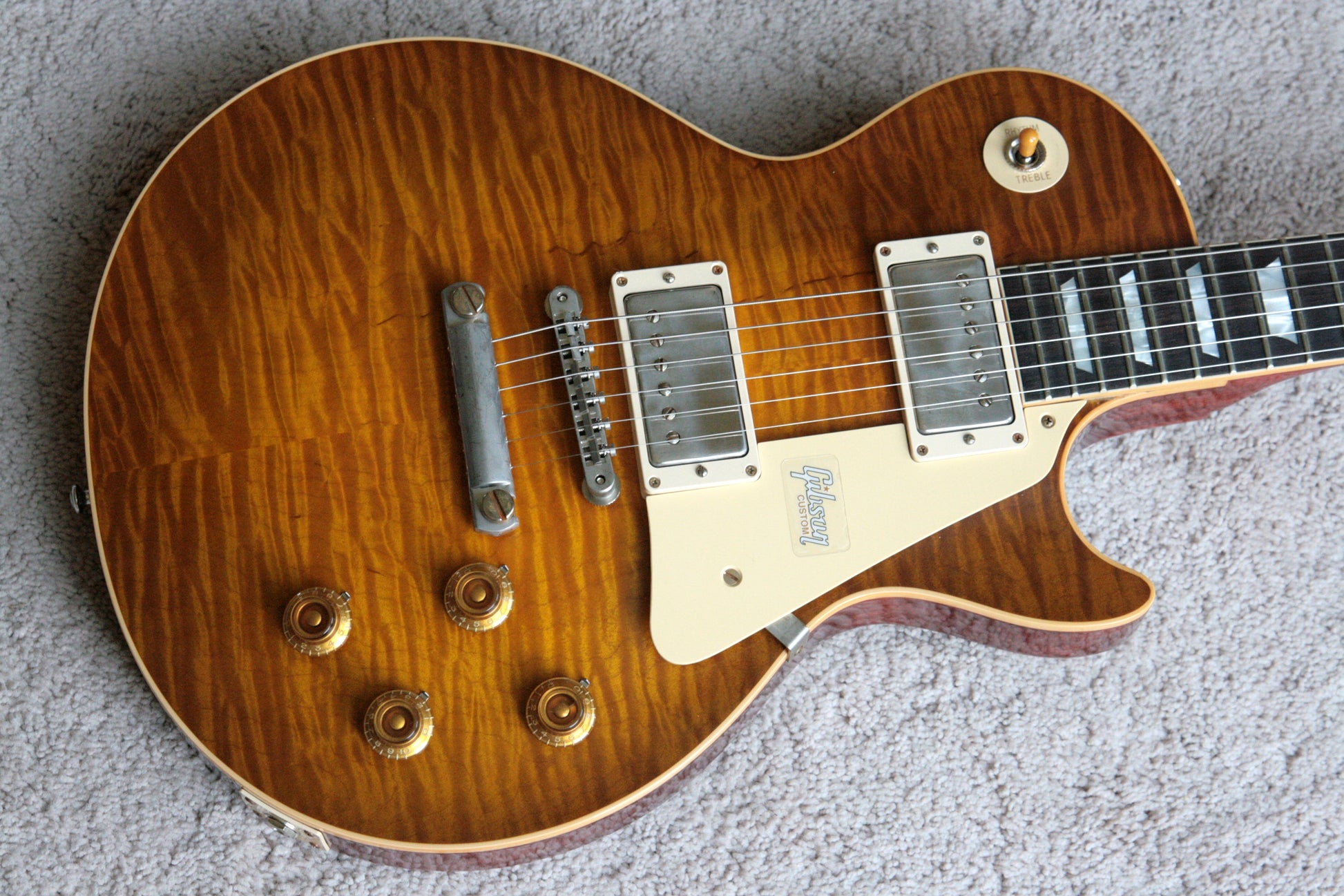2018 Gibson 1959 Les Paul KILLER TOP Historic Reissue! R9 59 DIRTY GREEN LEMON Custom Shop TH Spec