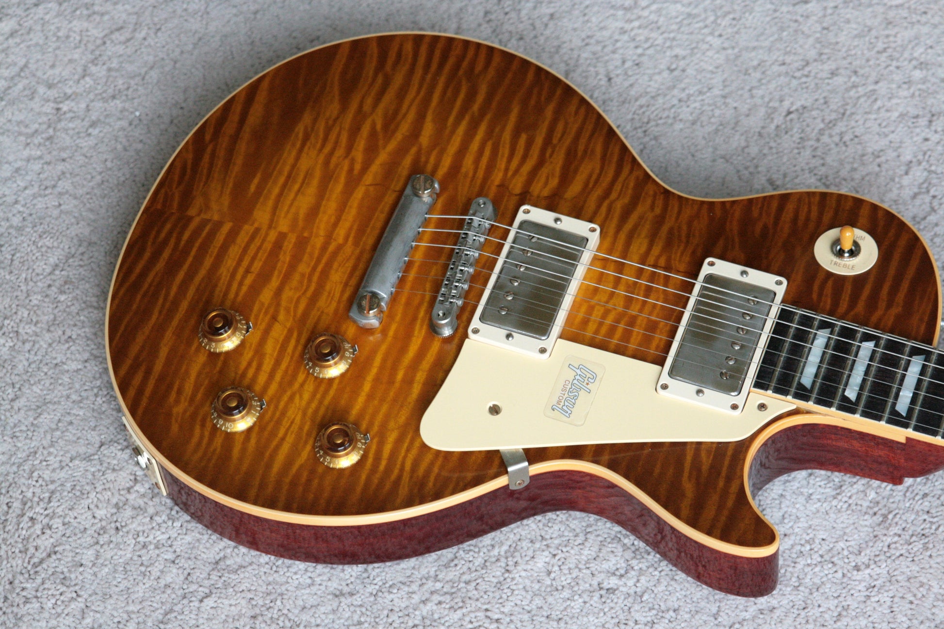 2018 Gibson 1959 Les Paul KILLER TOP Historic Reissue! R9 59 DIRTY GREEN LEMON Custom Shop TH Spec