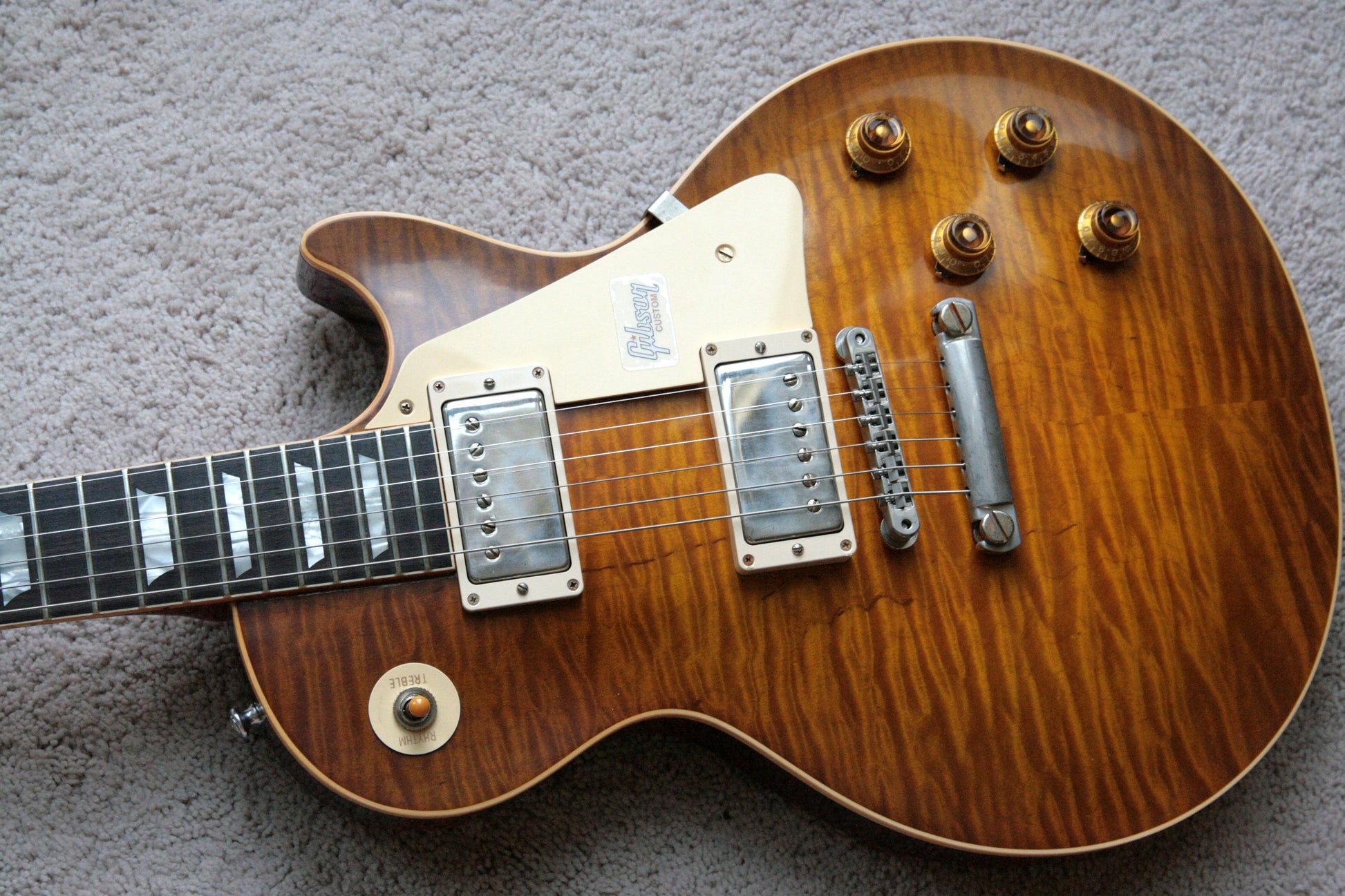 2018 Gibson 1959 Les Paul KILLER TOP Historic Reissue! R9 59 DIRTY GREEN LEMON Custom Shop TH Spec