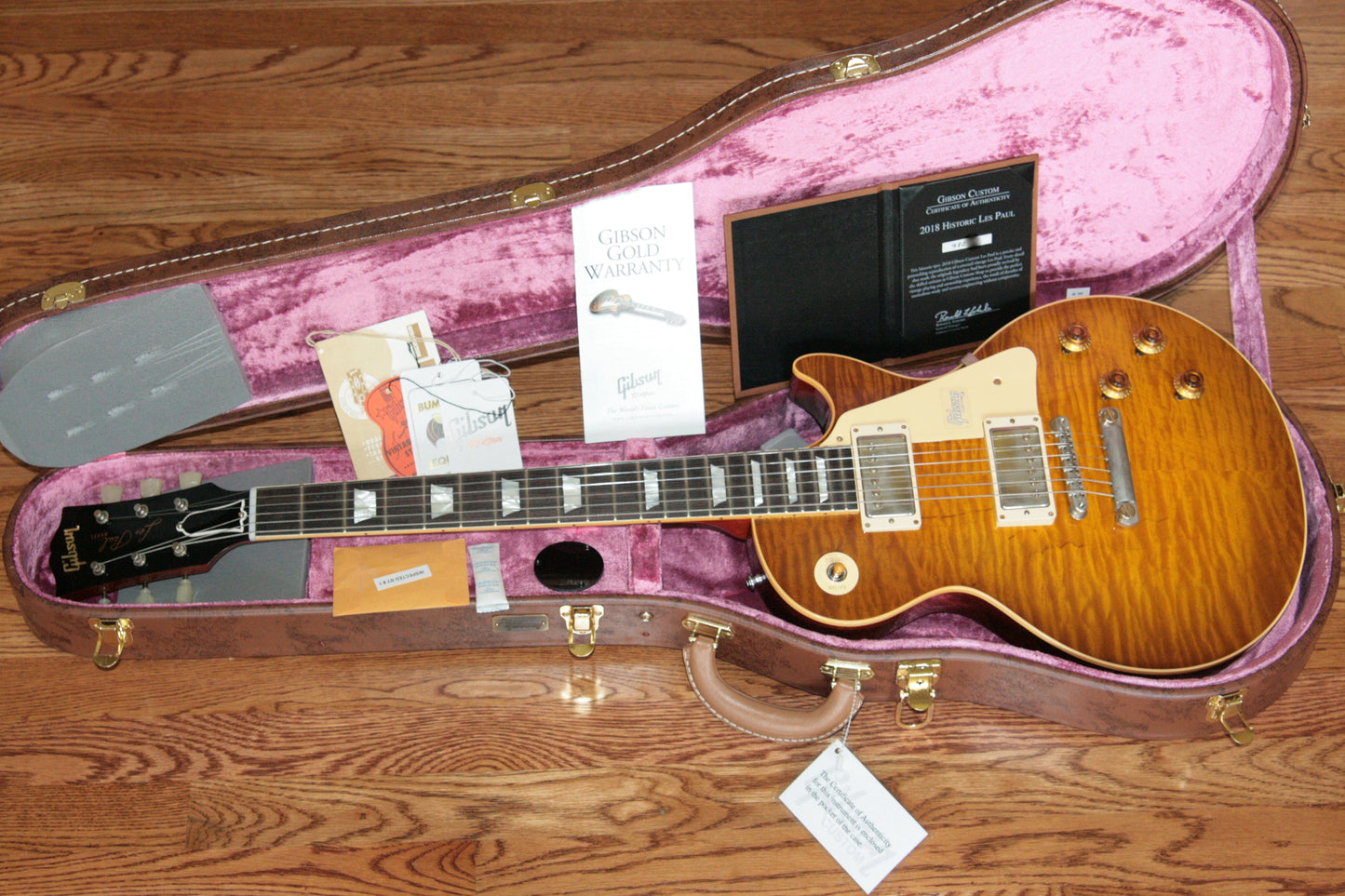 2018 Gibson 1959 Les Paul KILLER TOP Historic Reissue! R9 59 DIRTY GREEN LEMON Custom Shop TH Spec