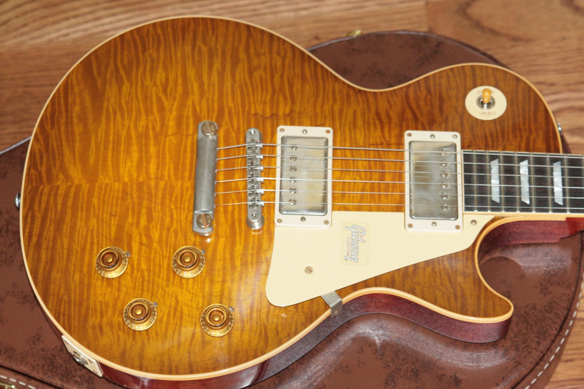 2018 Gibson 1959 Les Paul KILLER TOP Historic Reissue! R9 59 DIRTY GREEN LEMON Custom Shop TH Spec