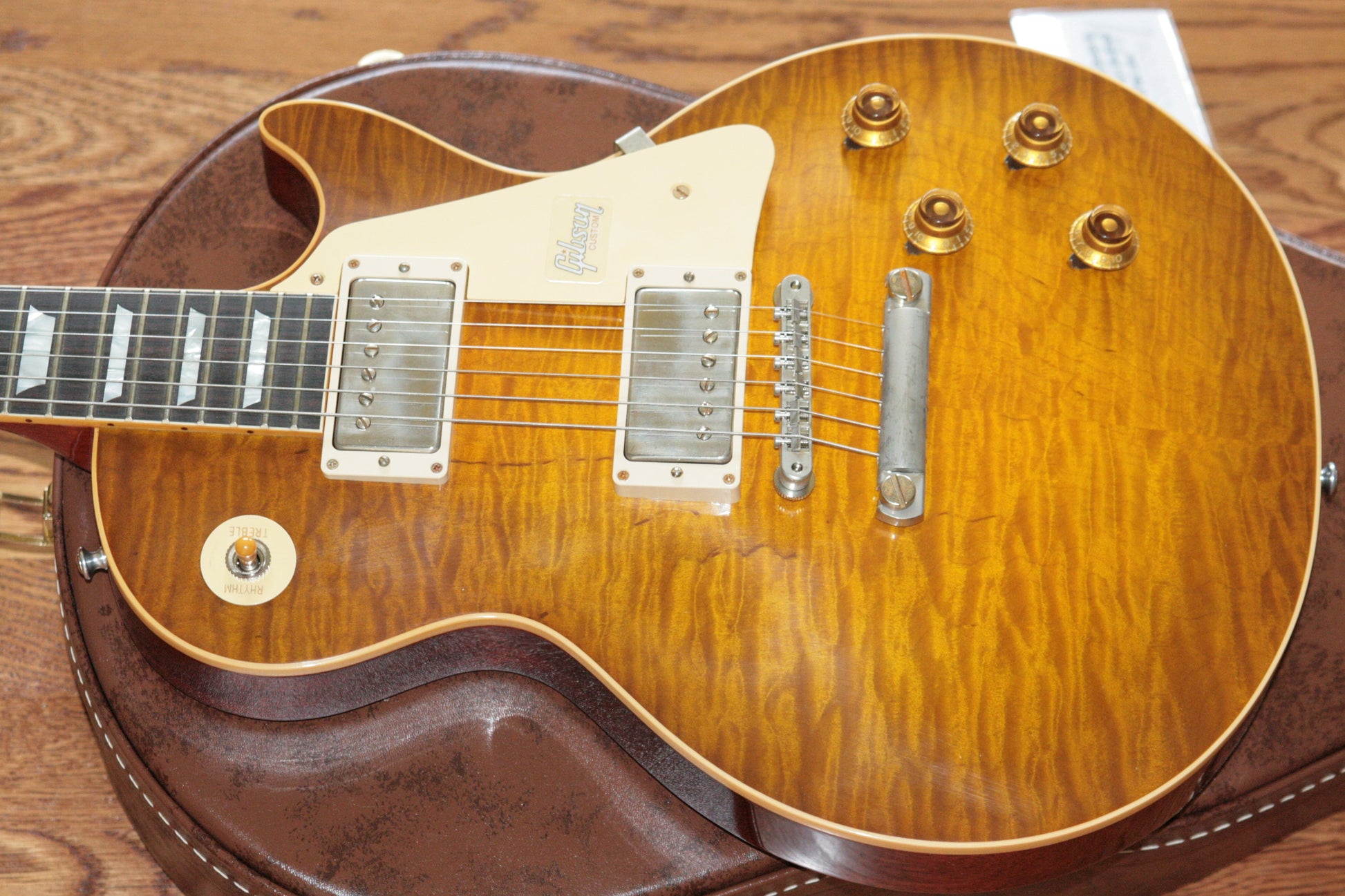 2018 Gibson 1959 Les Paul KILLER TOP Historic Reissue! R9 59 DIRTY GREEN LEMON Custom Shop TH Spec