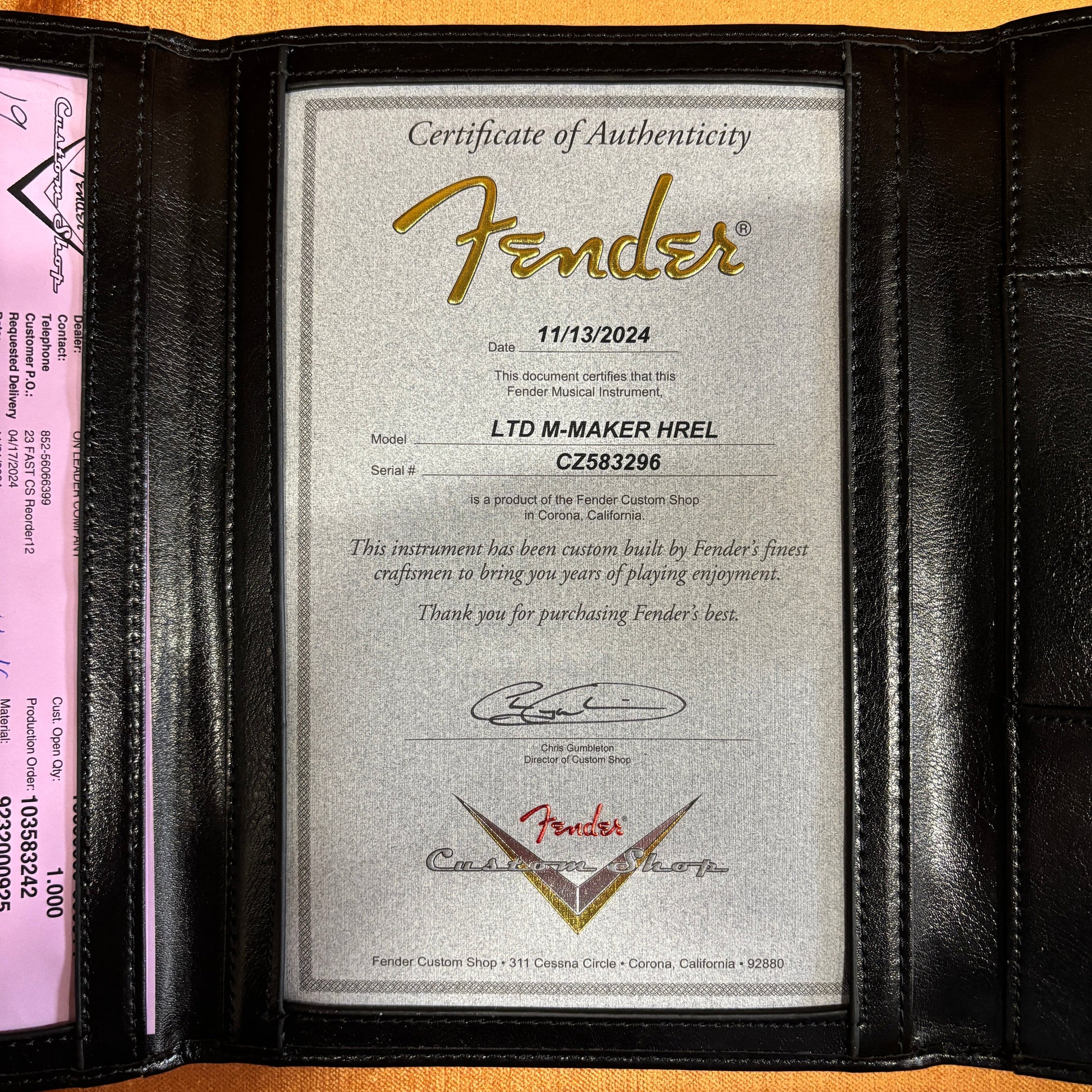 Fender Custom Shop Limited Mischief Maker Heavy Relic - Aged Black over Pink Paisley