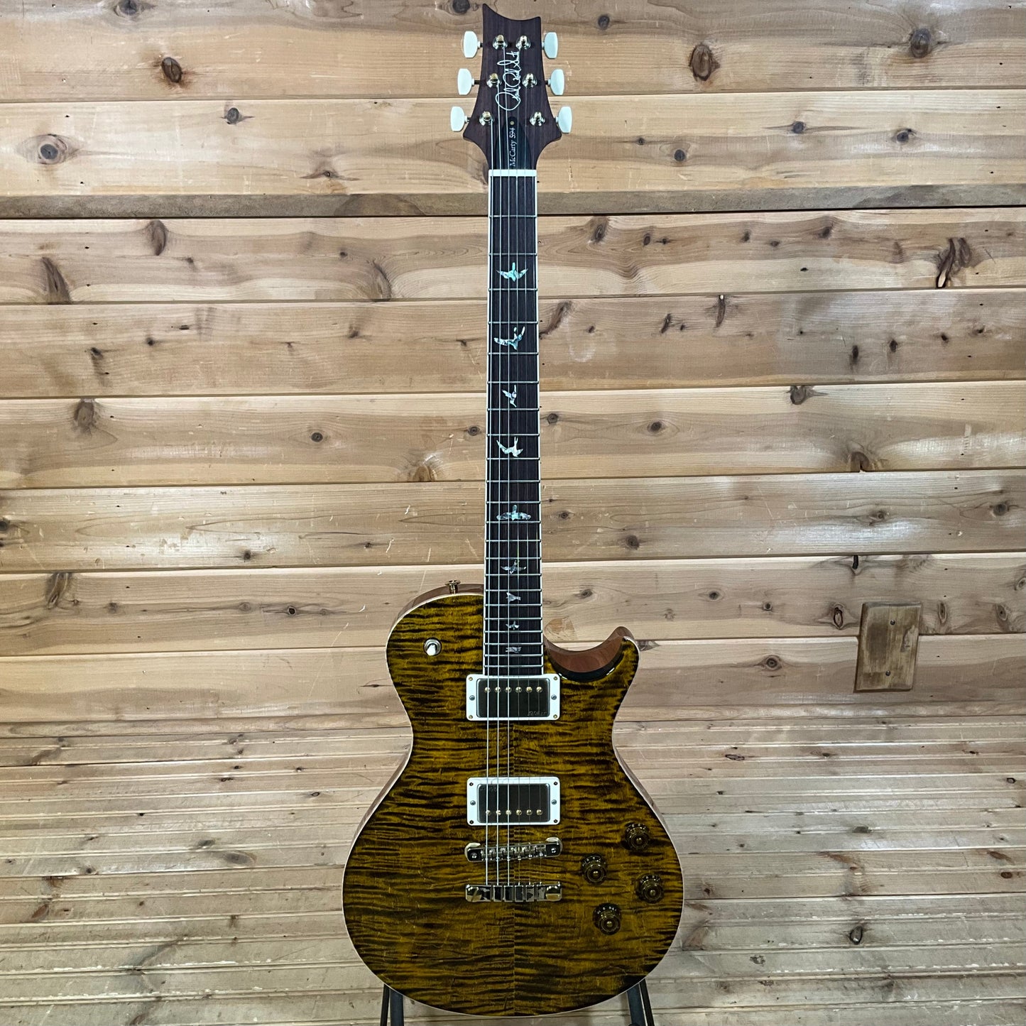 PRS 2024 McCarty 594 Singlecut 10-Top Electric Guitar - Yellow Tiger