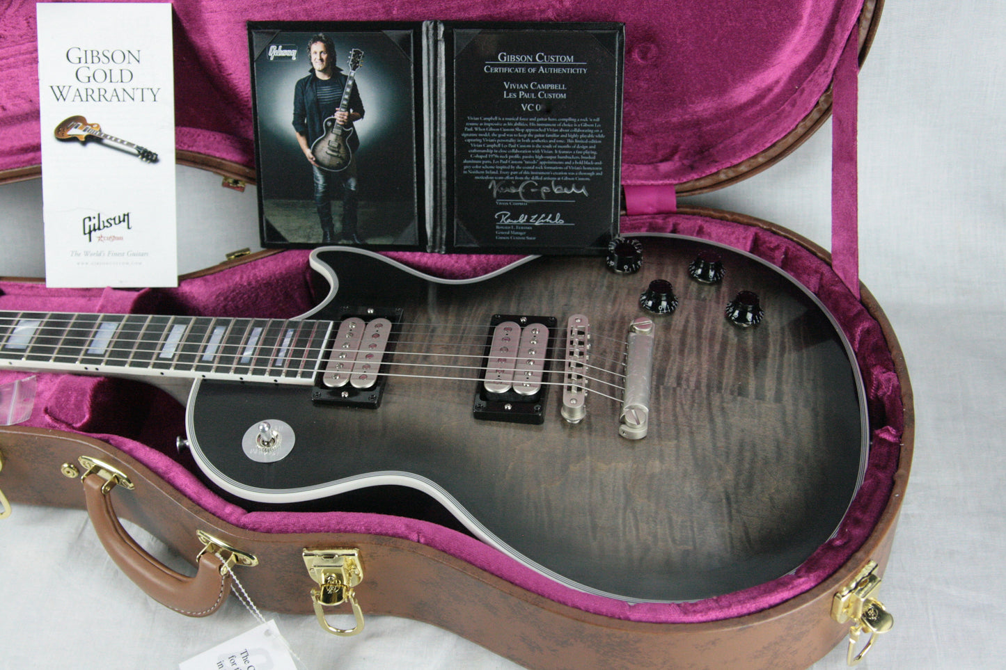 2018 Gibson Custom Shop Vivian Campbell Les Paul Signature Model Limited Run!