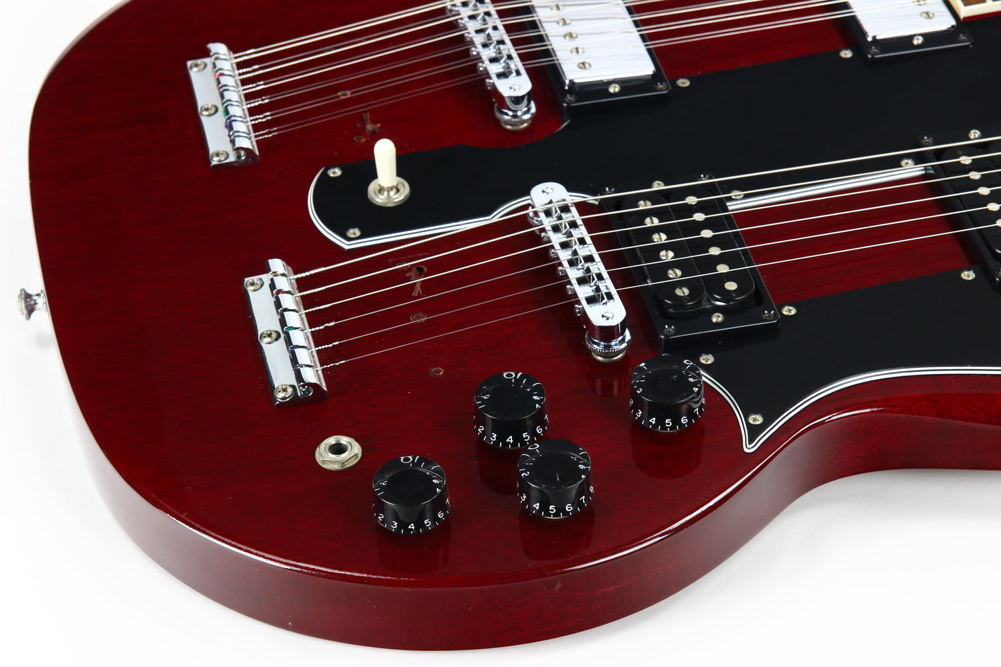 1996 Gibson EDS-1275 Double Neck SG 6/12 - JIMMY PAGE MODS! 1971 Cherry Doubleneck