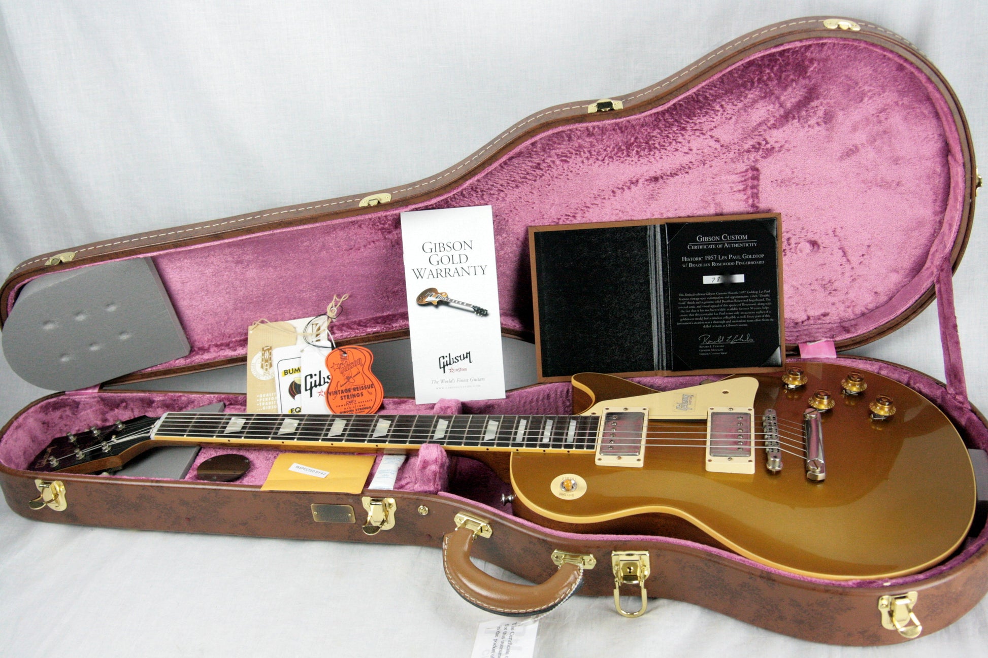 2018 Gibson BRAZILIAN ROSEWOOD 1957 Les Paul Double Goldtop Historic Reissue! 57 Custom Shop TH Specs Limited Edition