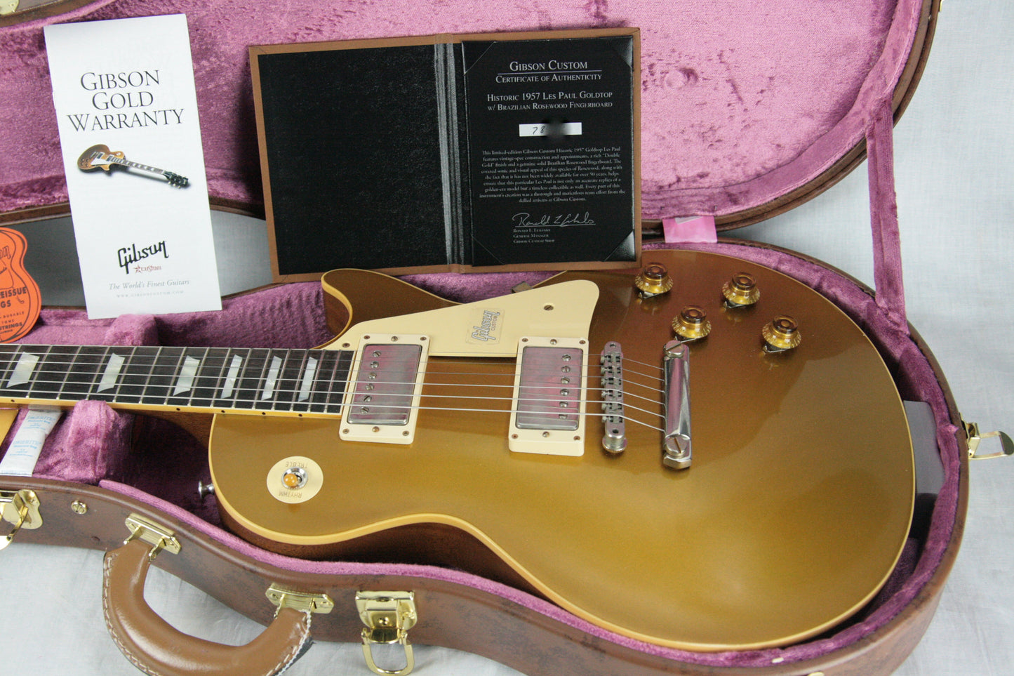 2018 Gibson BRAZILIAN ROSEWOOD 1957 Les Paul Double Goldtop Historic Reissue! 57 Custom Shop TH Specs Limited Edition