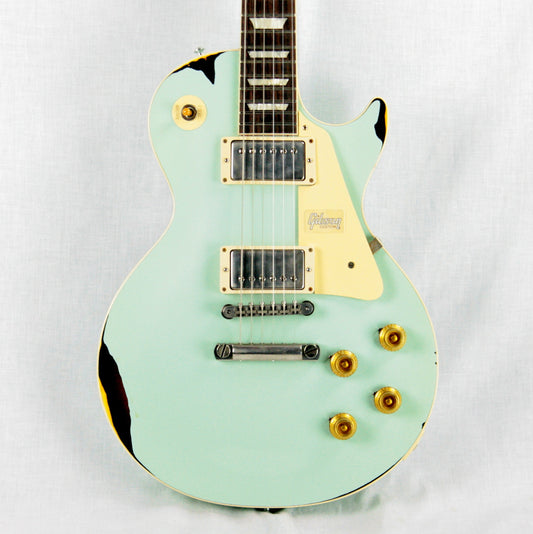 1958 Gibson Custom Shop AGED 58 Les Paul Reissue Kerry Green Over Dark Burst R8 Painted Over