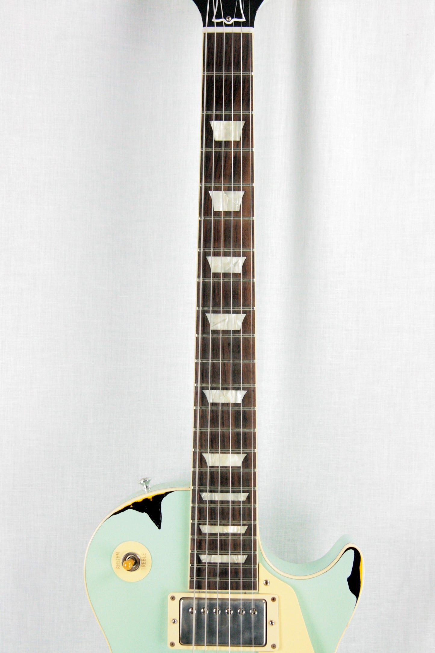 1958 Gibson Custom Shop AGED 58 Les Paul Reissue Kerry Green Over Dark Burst R8 Painted Over
