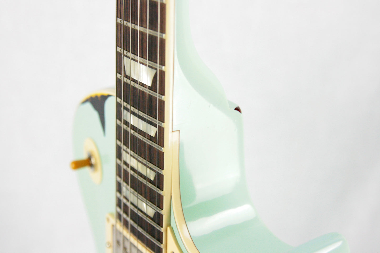1958 Gibson Custom Shop AGED 58 Les Paul Reissue Kerry Green Over Dark Burst R8 Painted Over