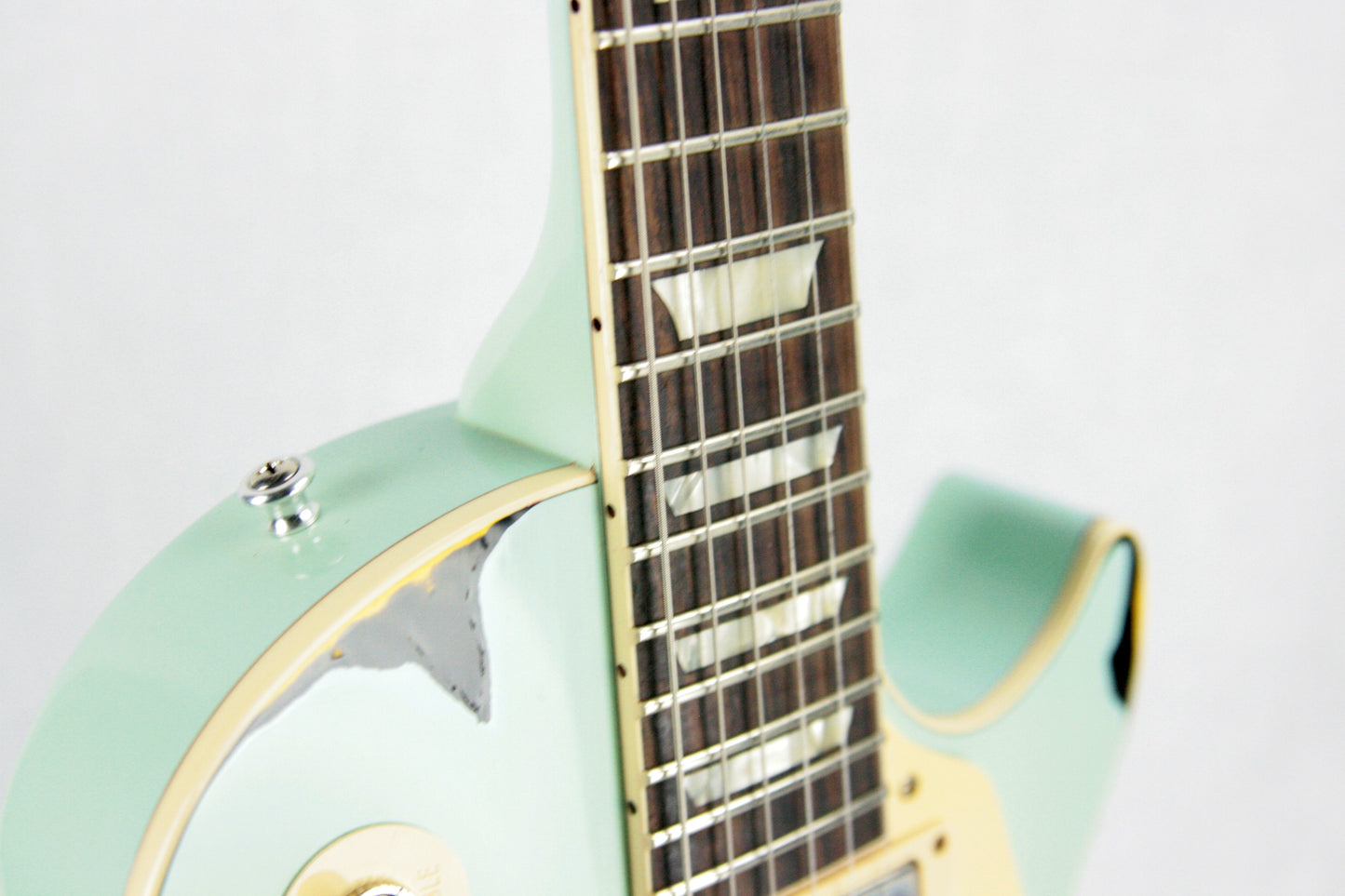 1958 Gibson Custom Shop AGED 58 Les Paul Reissue Kerry Green Over Dark Burst R8 Painted Over