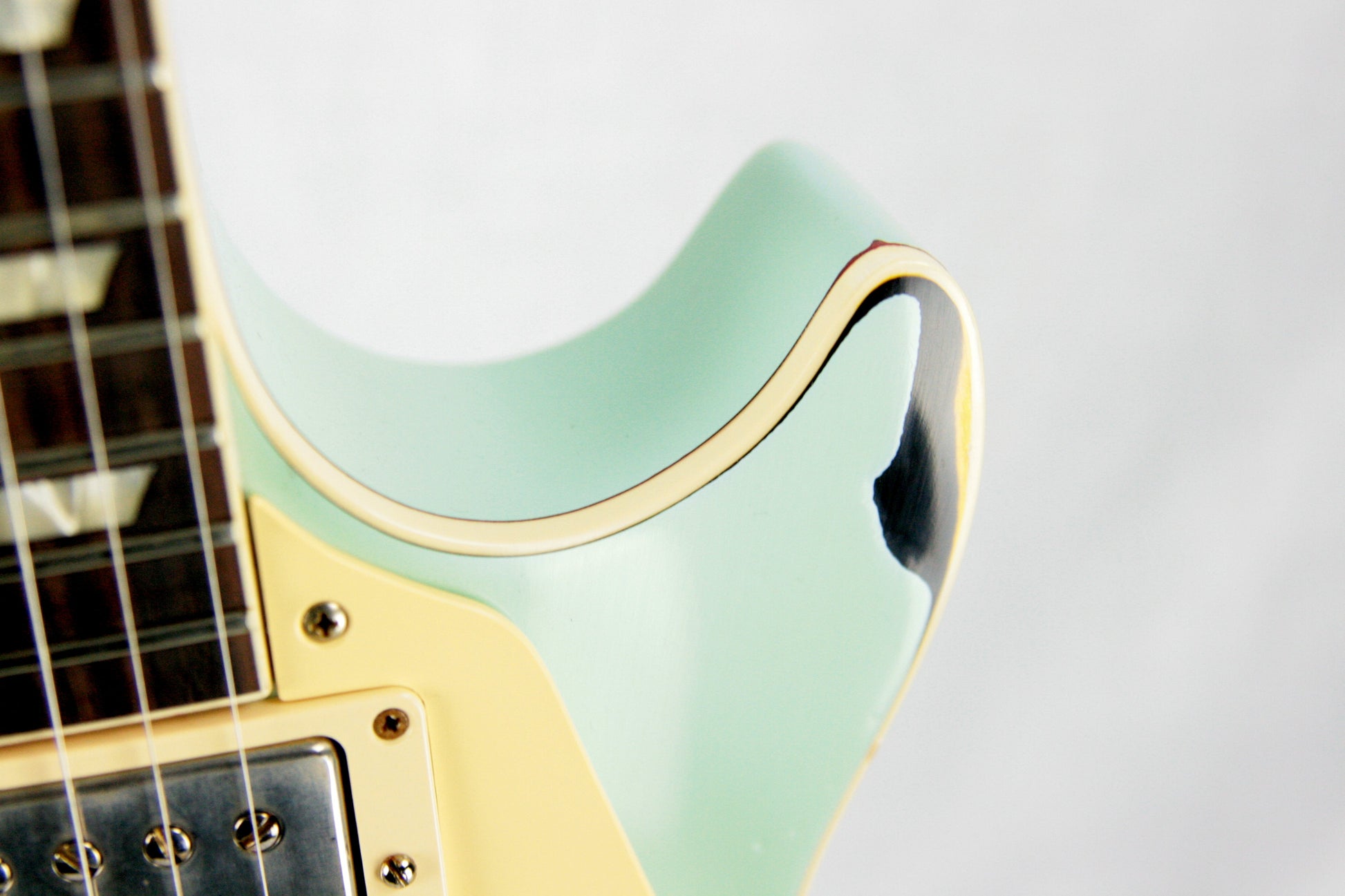 1958 Gibson Custom Shop AGED 58 Les Paul Reissue Kerry Green Over Dark Burst R8 Painted Over