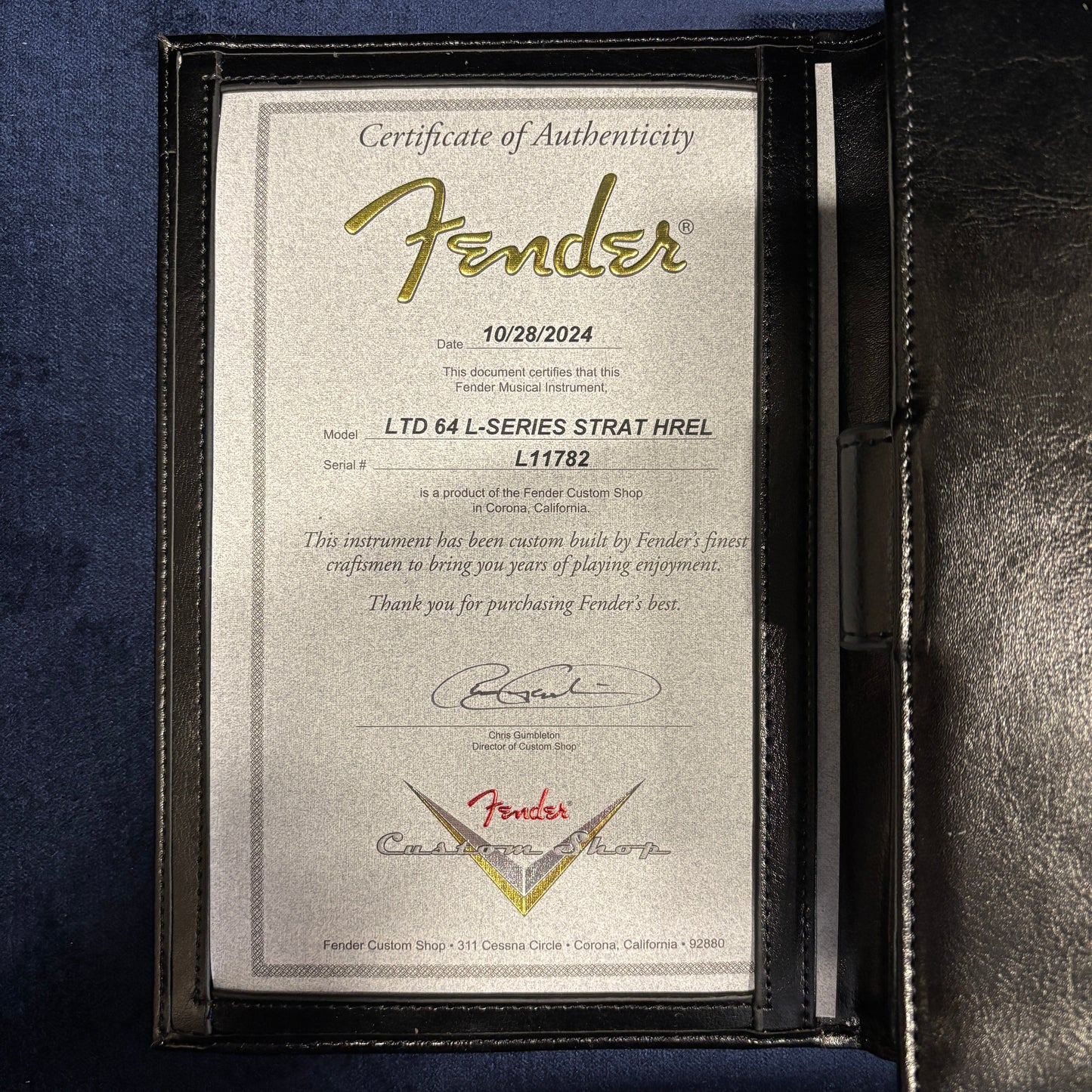 Fender Custom Shop Limited 1964 L-Series Stratocaster Heavy Relic - Aged Daphne Blue