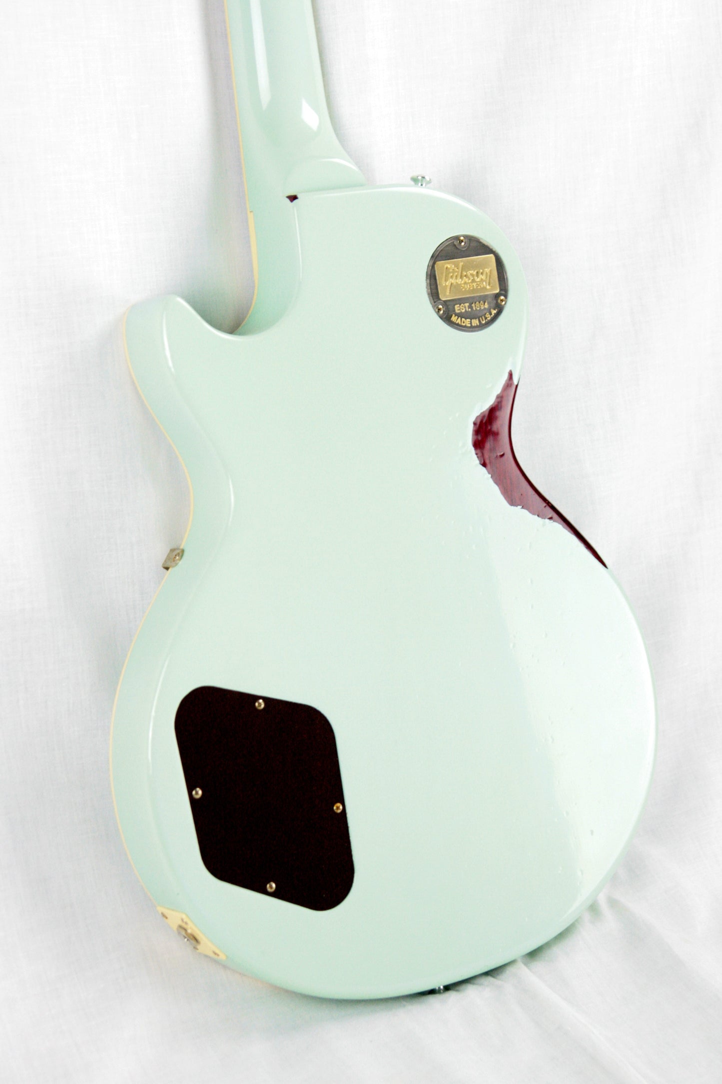 1958 Gibson Custom Shop AGED 58 Les Paul Reissue Kerry Green Over Dark Burst R8 Painted Over