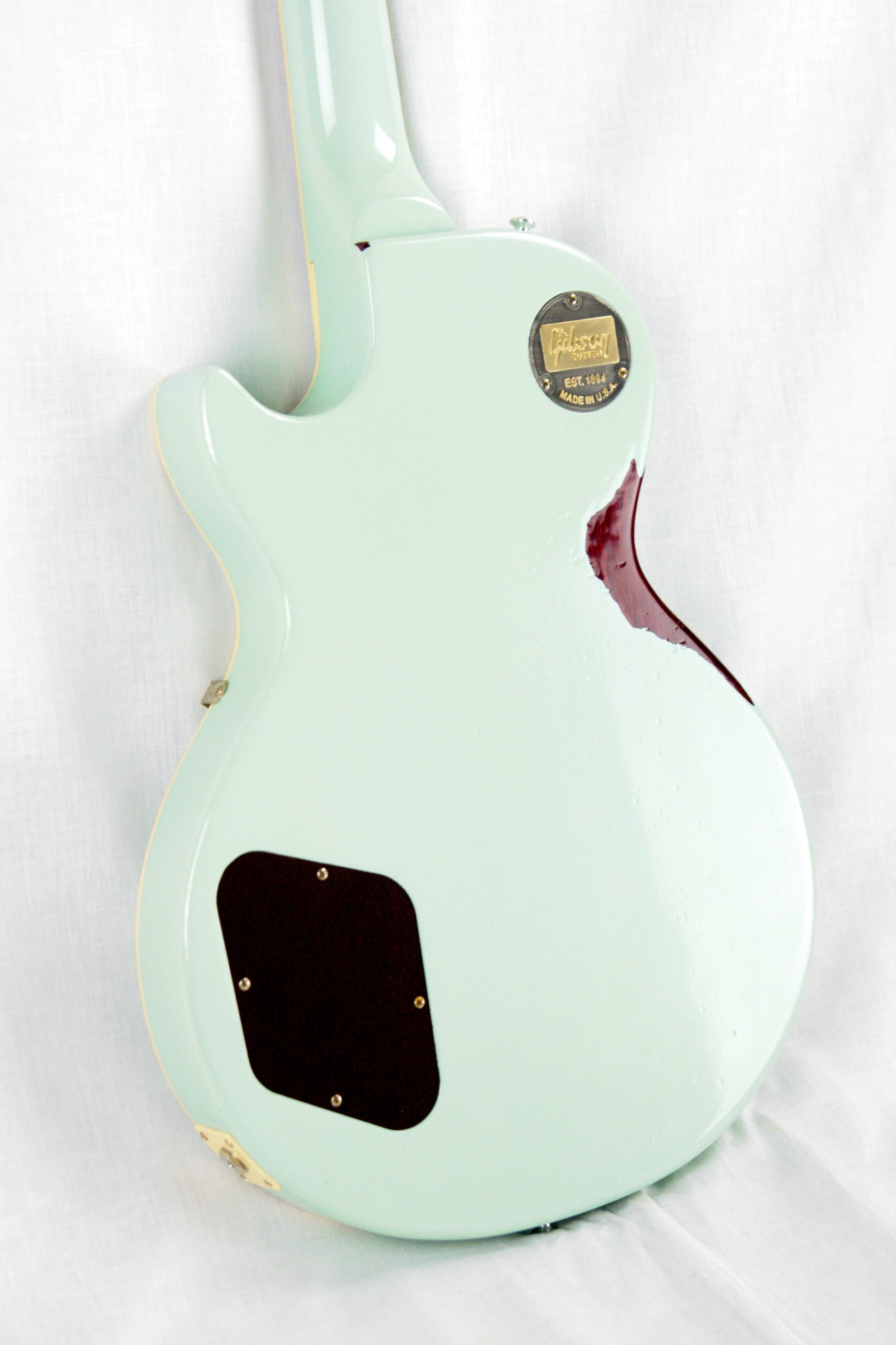 1958 Gibson Custom Shop AGED 58 Les Paul Reissue Kerry Green Over Dark Burst R8 Painted Over