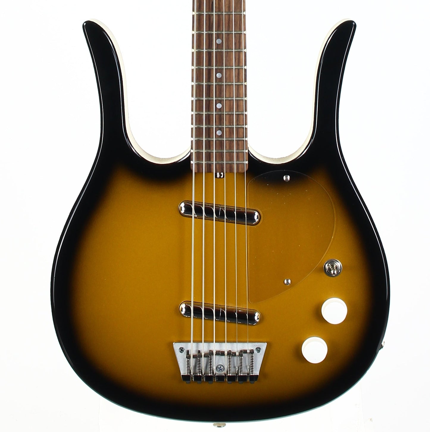 Jerry Jones USA Neptune Longhorn Baritone Bass Guitar VI 6-String Guitar | ONE OFF Gold Burst