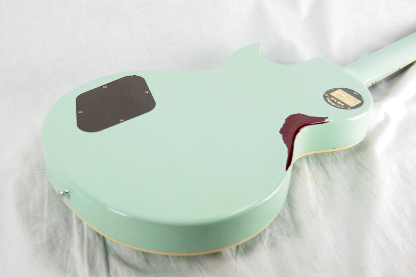 1958 Gibson Custom Shop AGED 58 Les Paul Reissue Kerry Green Over Dark Burst R8 Painted Over