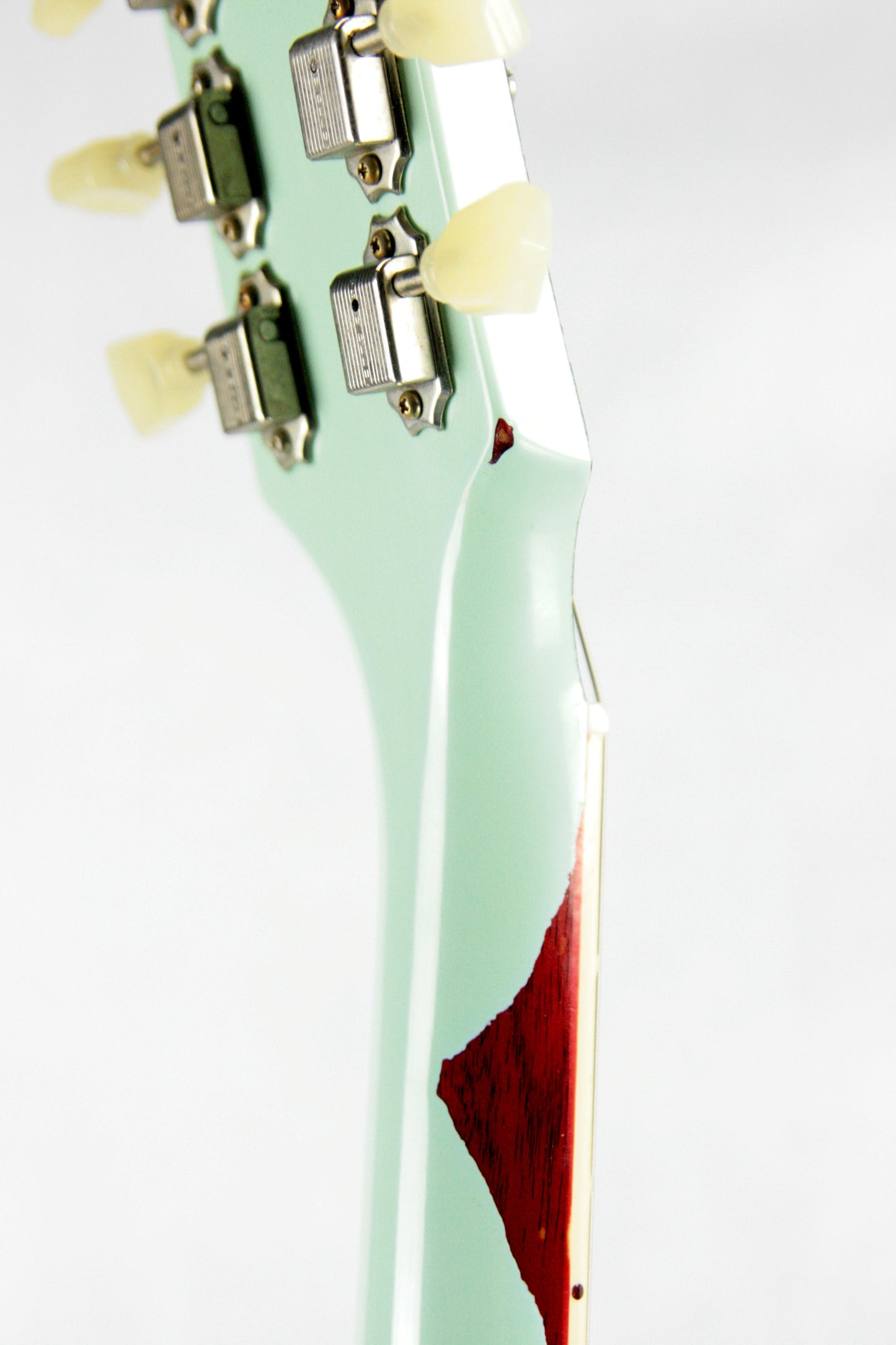 1958 Gibson Custom Shop AGED 58 Les Paul Reissue Kerry Green Over Dark Burst R8 Painted Over