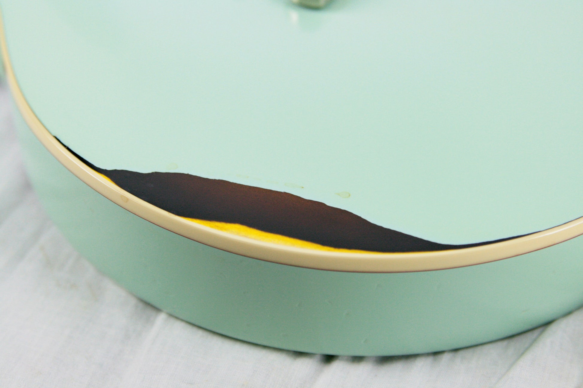 1958 Gibson Custom Shop AGED 58 Les Paul Reissue Kerry Green Over Dark Burst R8 Painted Over
