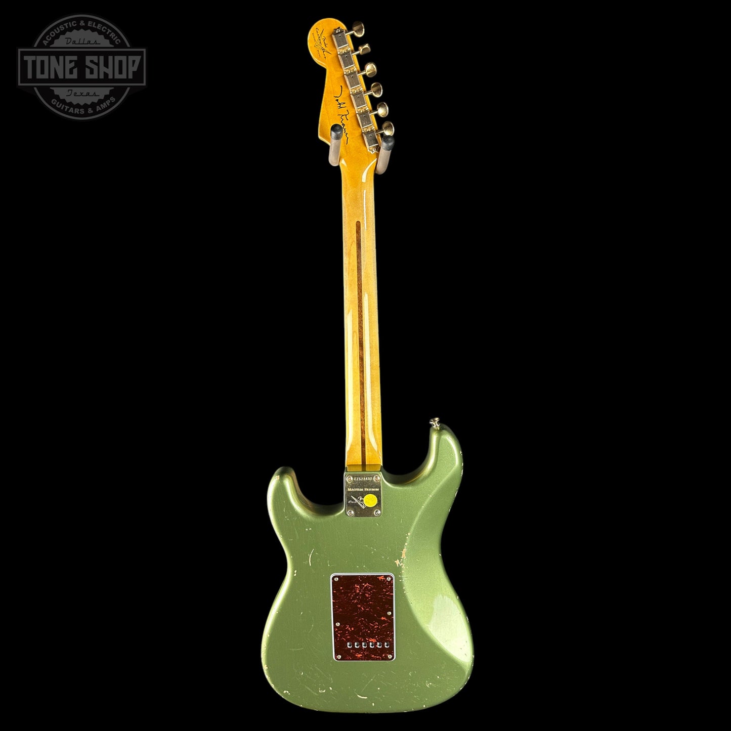 Used 2014 Fender Custom Shop Master Design 50's Strat Relic Sage Green Metallic Relic w/Case TSU24140