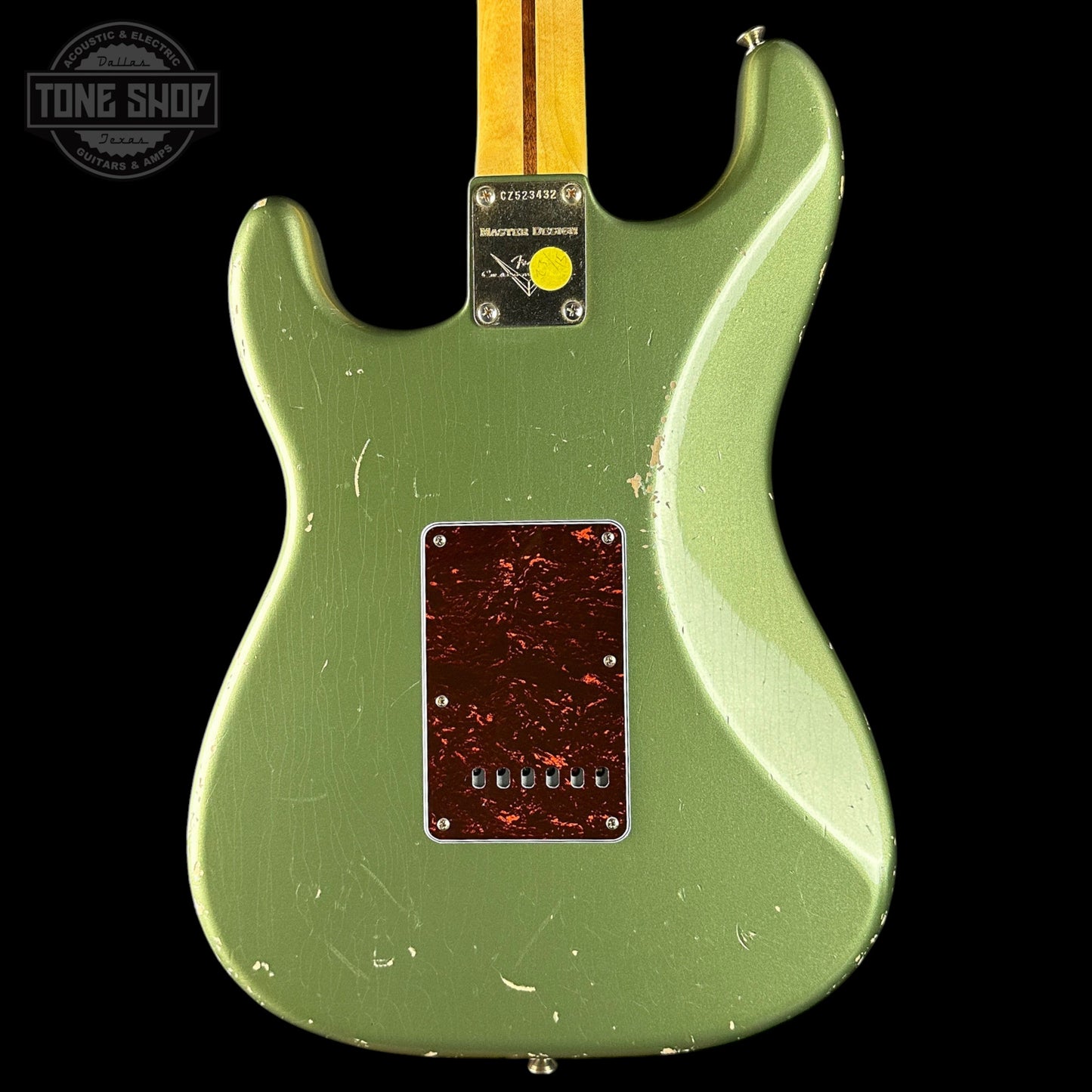Used 2014 Fender Custom Shop Master Design 50's Strat Relic Sage Green Metallic Relic w/Case TSU24140
