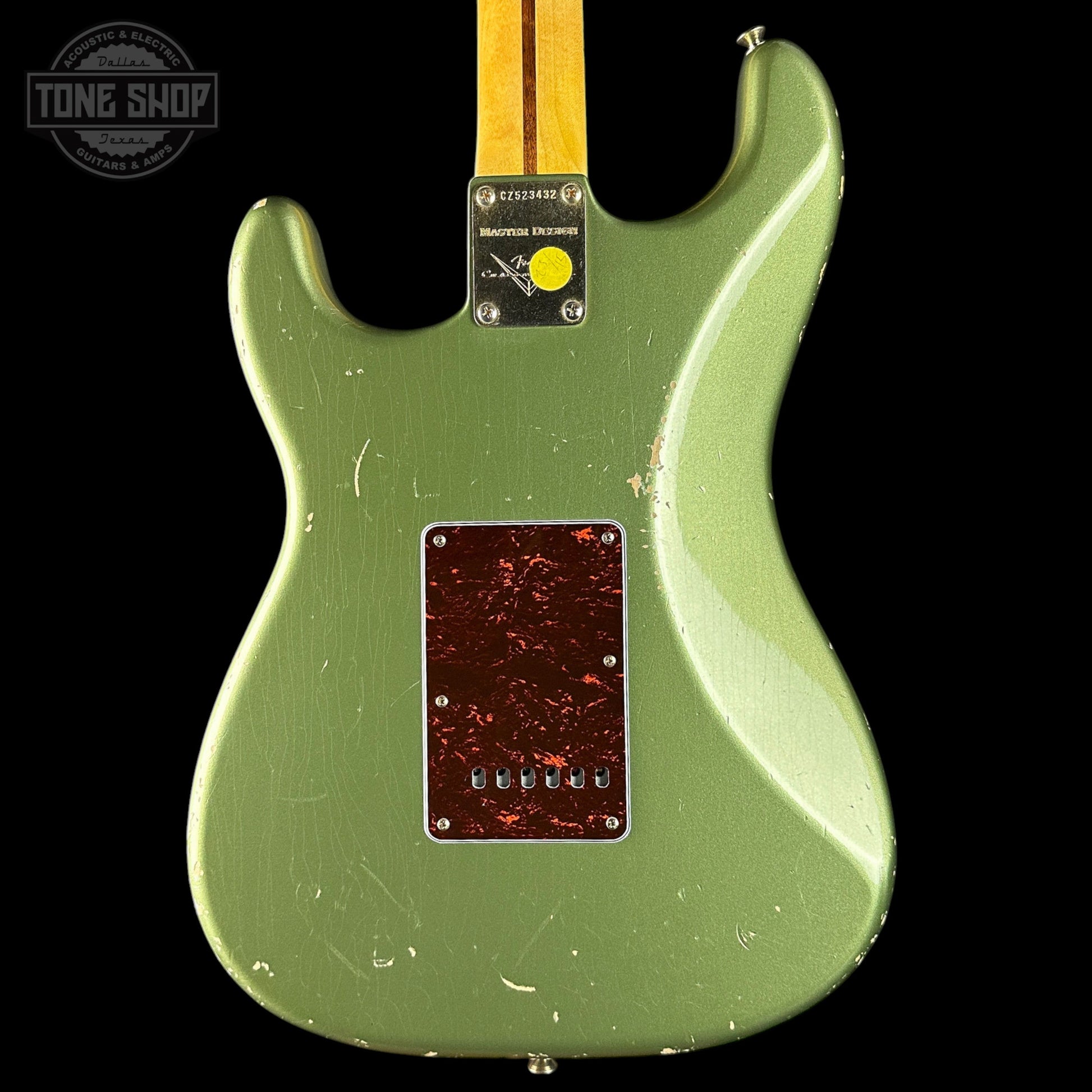 Used 2014 Fender Custom Shop Master Design 50's Strat Relic Sage Green Metallic Relic w/Case TSU24140