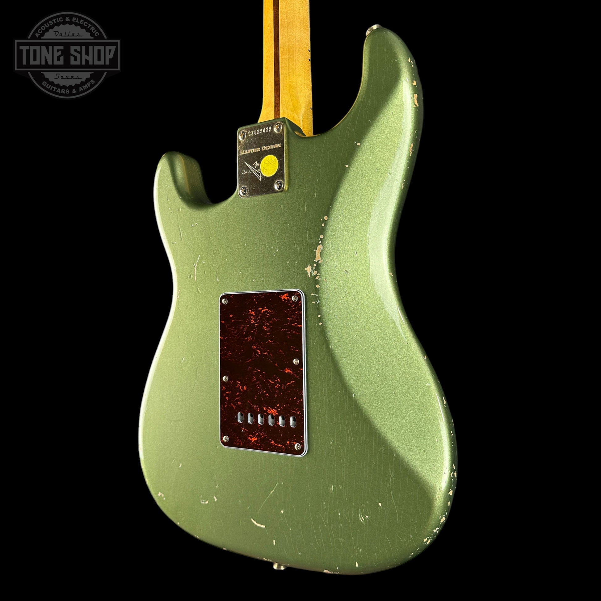 Used 2014 Fender Custom Shop Master Design 50's Strat Relic Sage Green Metallic Relic w/Case TSU24140