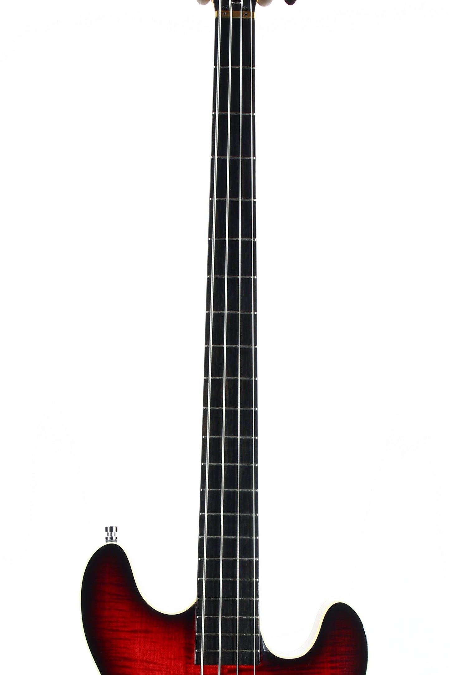 2018 Warwick TEAMBUILT Pro Series Lee Sklar Electric Bass I Semi-Hollow - Made in Germany Sklarbass star! 4 String - Burgundy Blackburst Transparent idolmaker