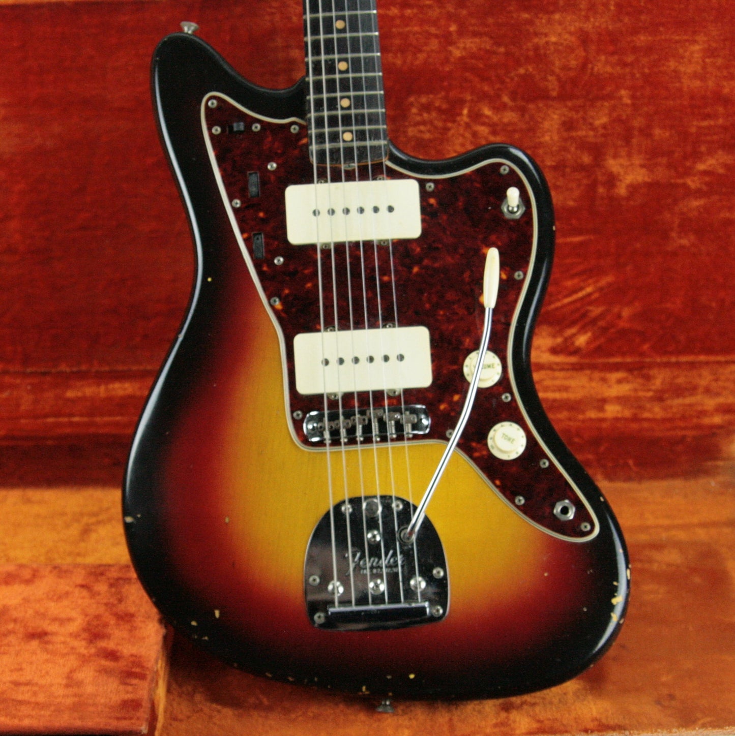 1963 Fender Jazzmaster Sunburst w/ Original White Tolex Case! Pre-CBS! stratocaster telecaster