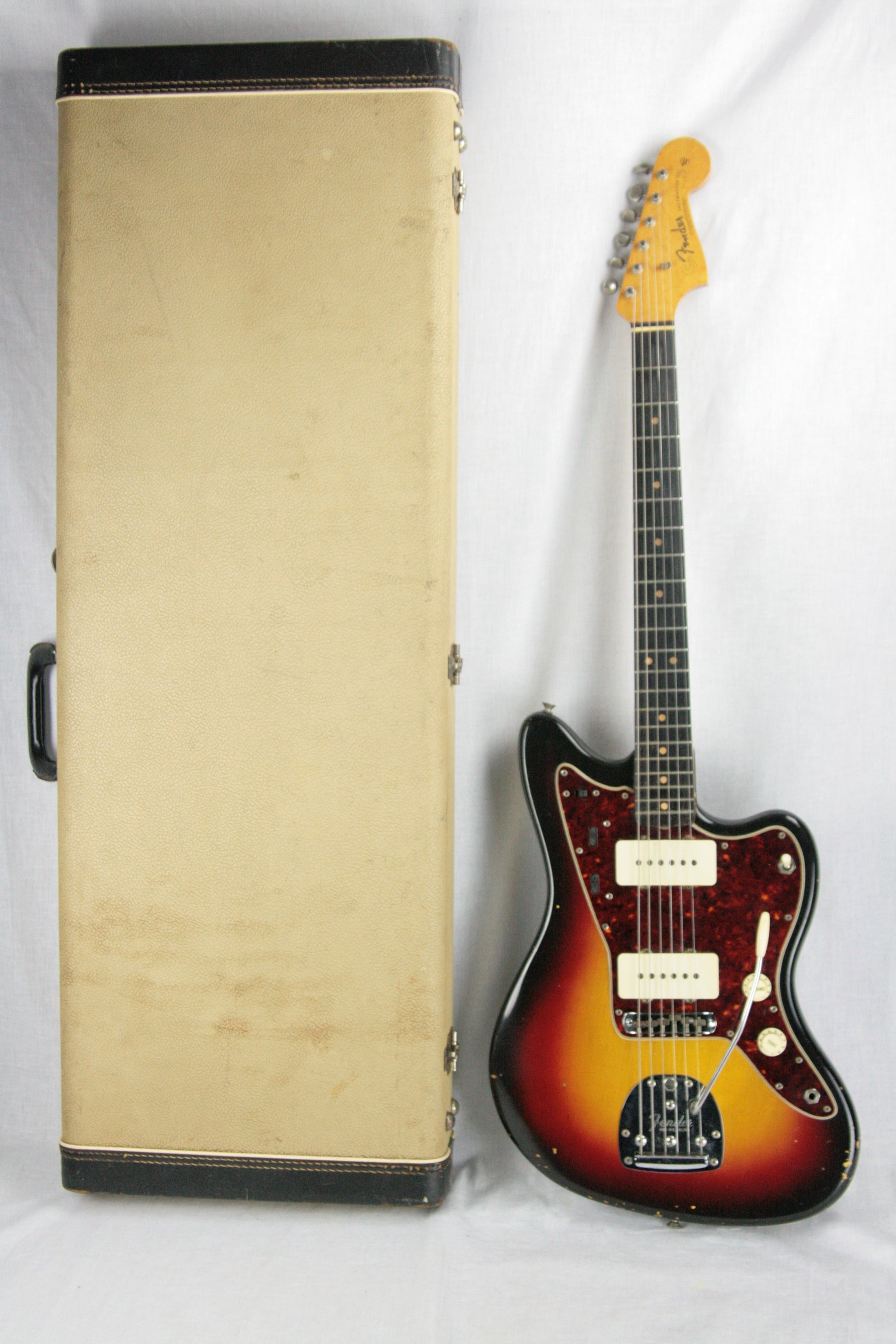 1963 Fender Jazzmaster Sunburst w/ Original White Tolex Case! Pre-CBS! stratocaster telecaster