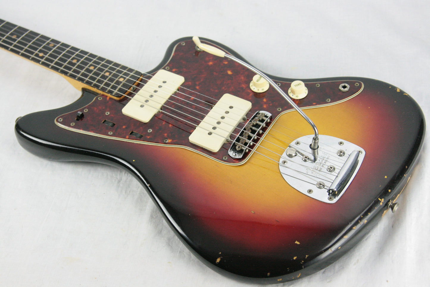 1963 Fender Jazzmaster Sunburst w/ Original White Tolex Case! Pre-CBS! stratocaster telecaster