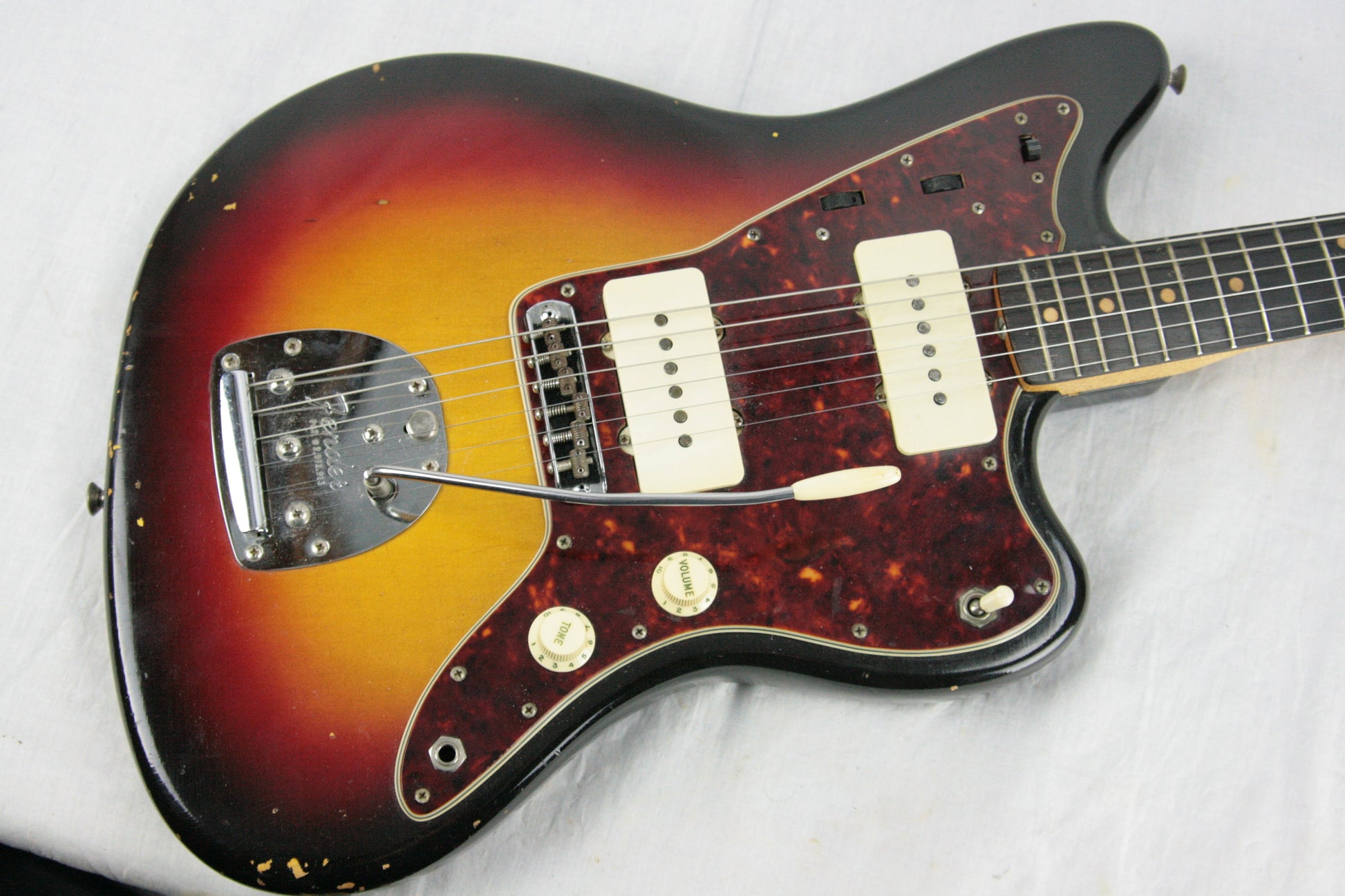 1963 Fender Jazzmaster Sunburst w/ Original White Tolex Case! Pre-CBS! stratocaster telecaster