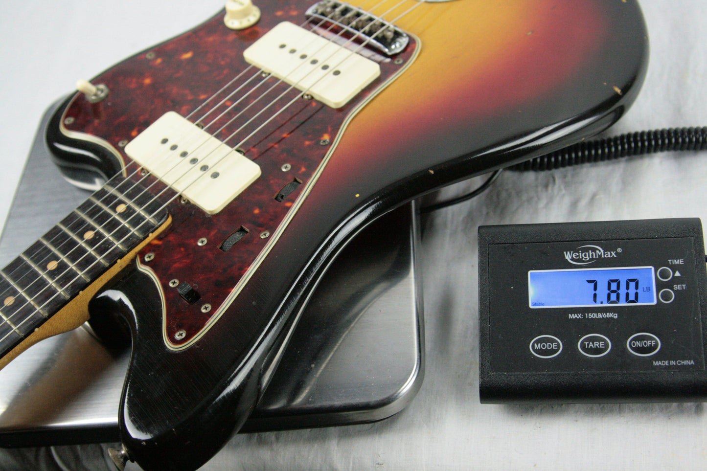 1963 Fender Jazzmaster Sunburst w/ Original White Tolex Case! Pre-CBS! stratocaster telecaster