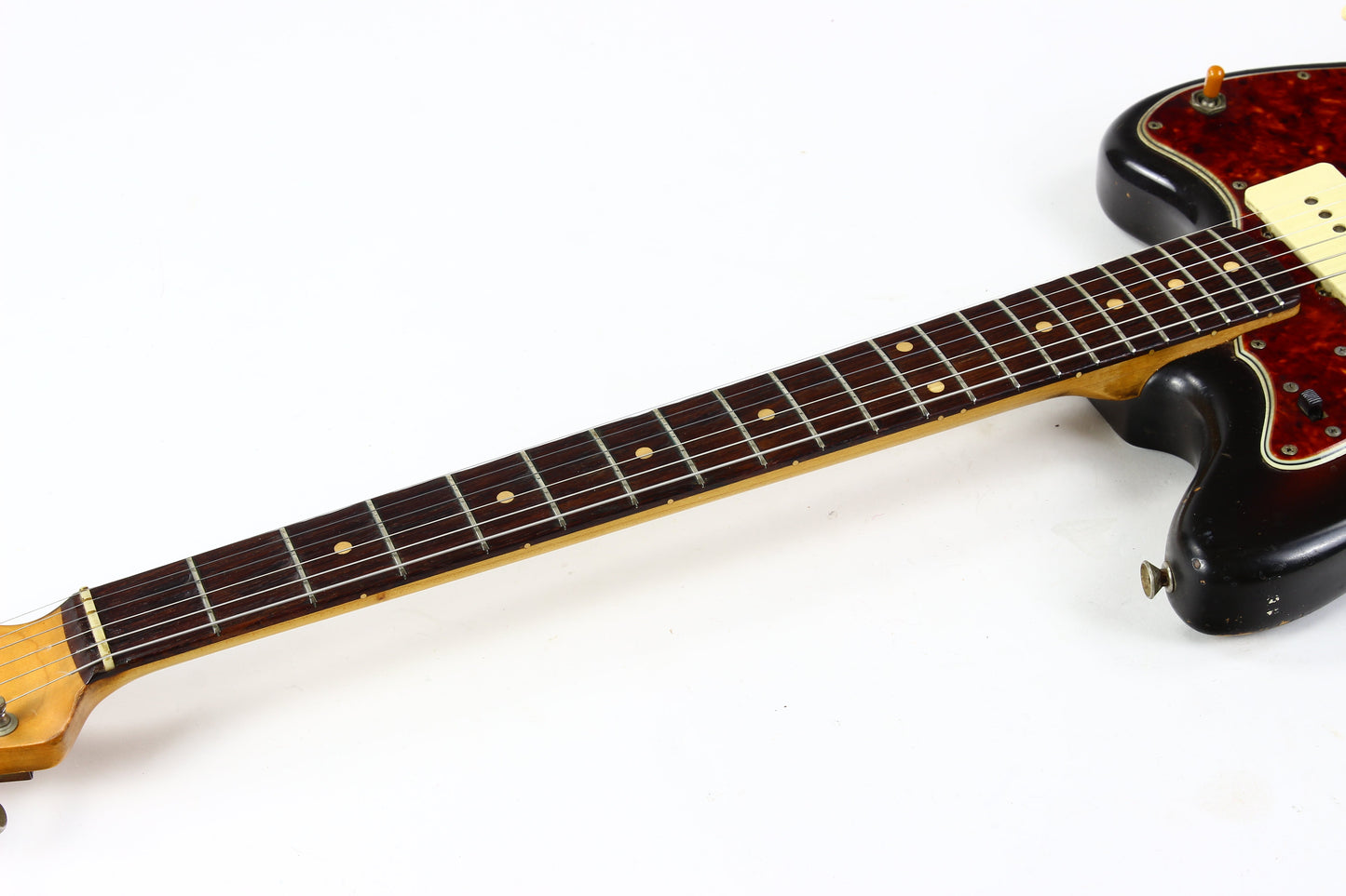 1961 Fender Jazzmaster Sunburst Vintage | 100% Original & Hard Case, Slab Board Neck, Offset Guitar