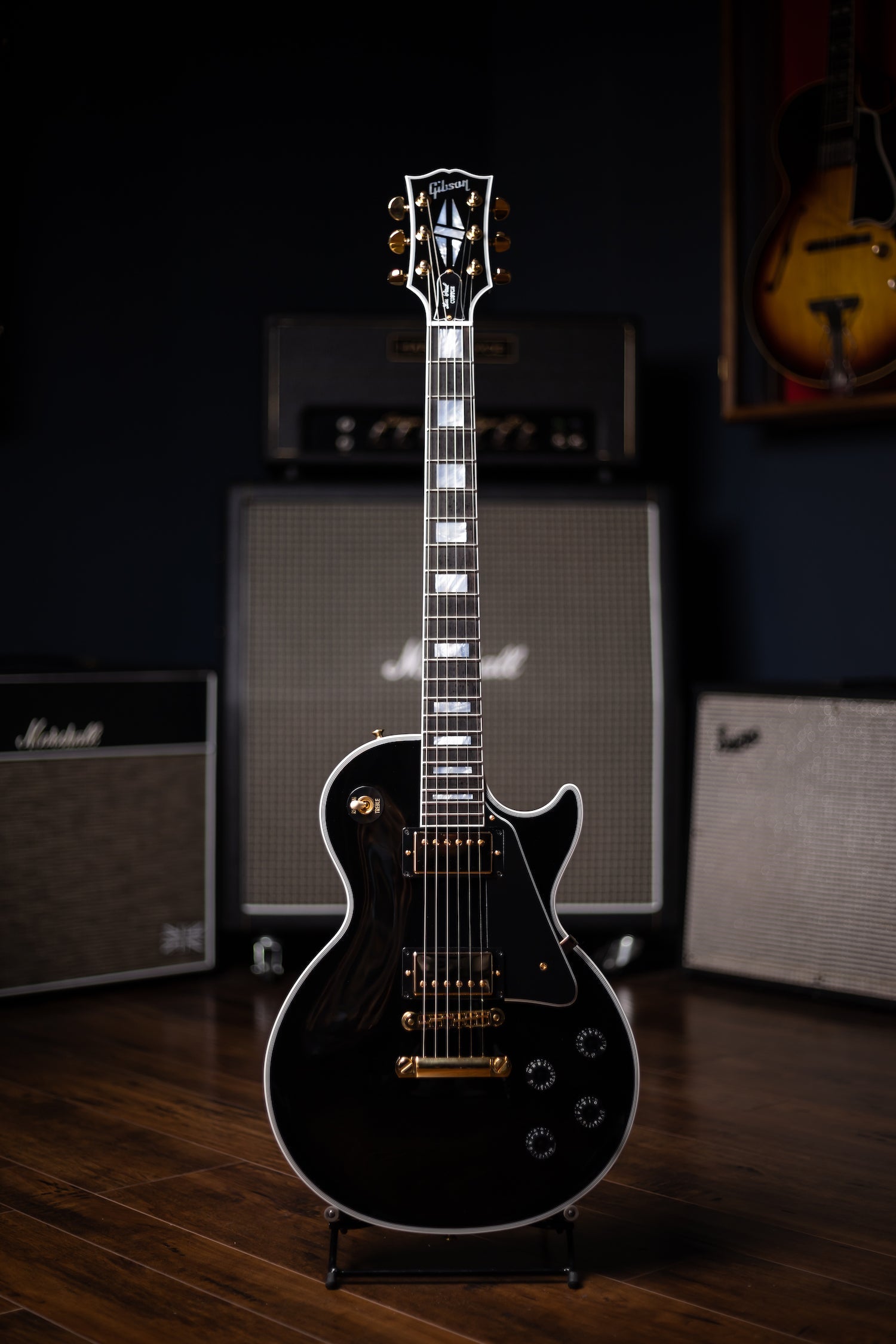 Gibson Les Paul Custom Electric Guitar - Ebony