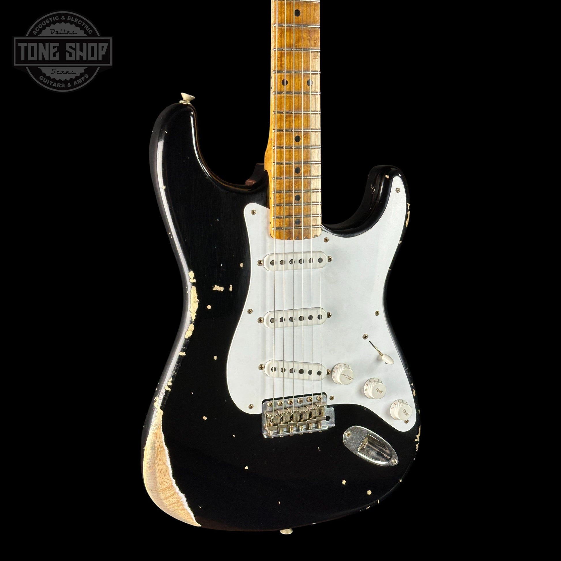 Fender Custom Shop 70th Anniversary 1954 Stratocaster Relic Black w/case