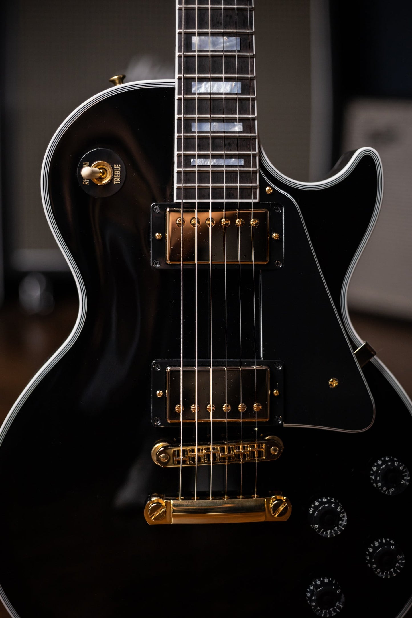 Gibson Les Paul Custom Electric Guitar - Ebony