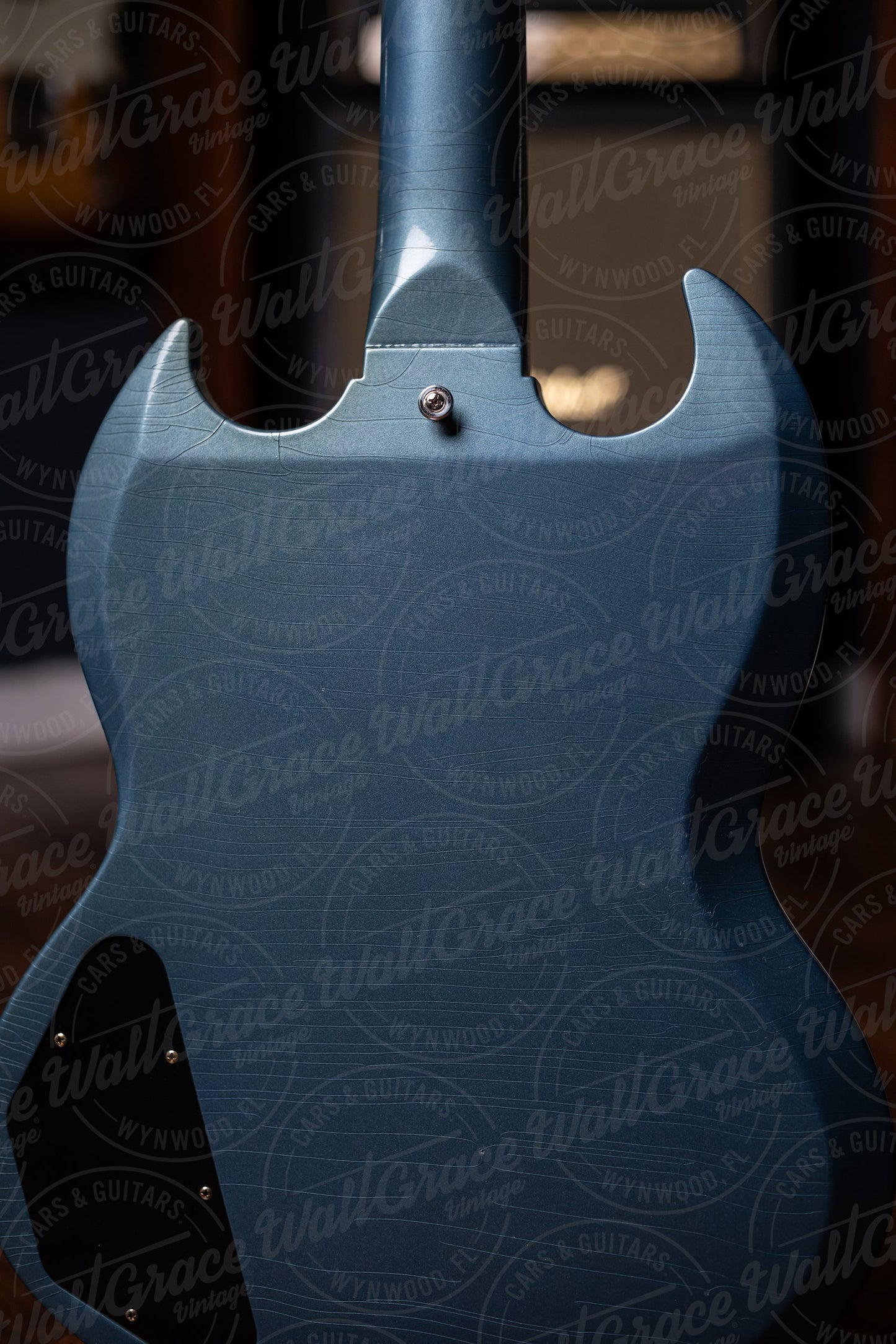 Gibson Custom Shop Murphy Lab 1964 SG Standard Reissue W/ Maestro Light Aged Electric Guitar - Antique Pelham Blue