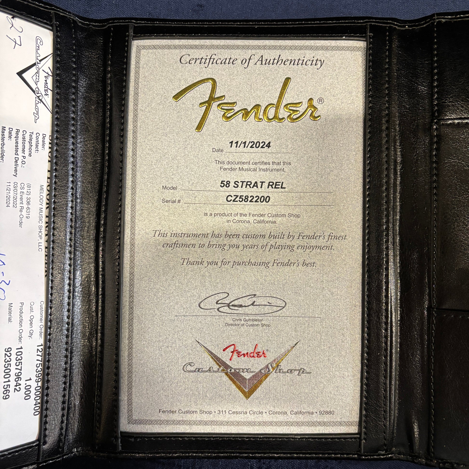 Fender Custom Shop 1958 Stratocaster Relic - Faded/Aged Chocolate 3 Tone Sunburst