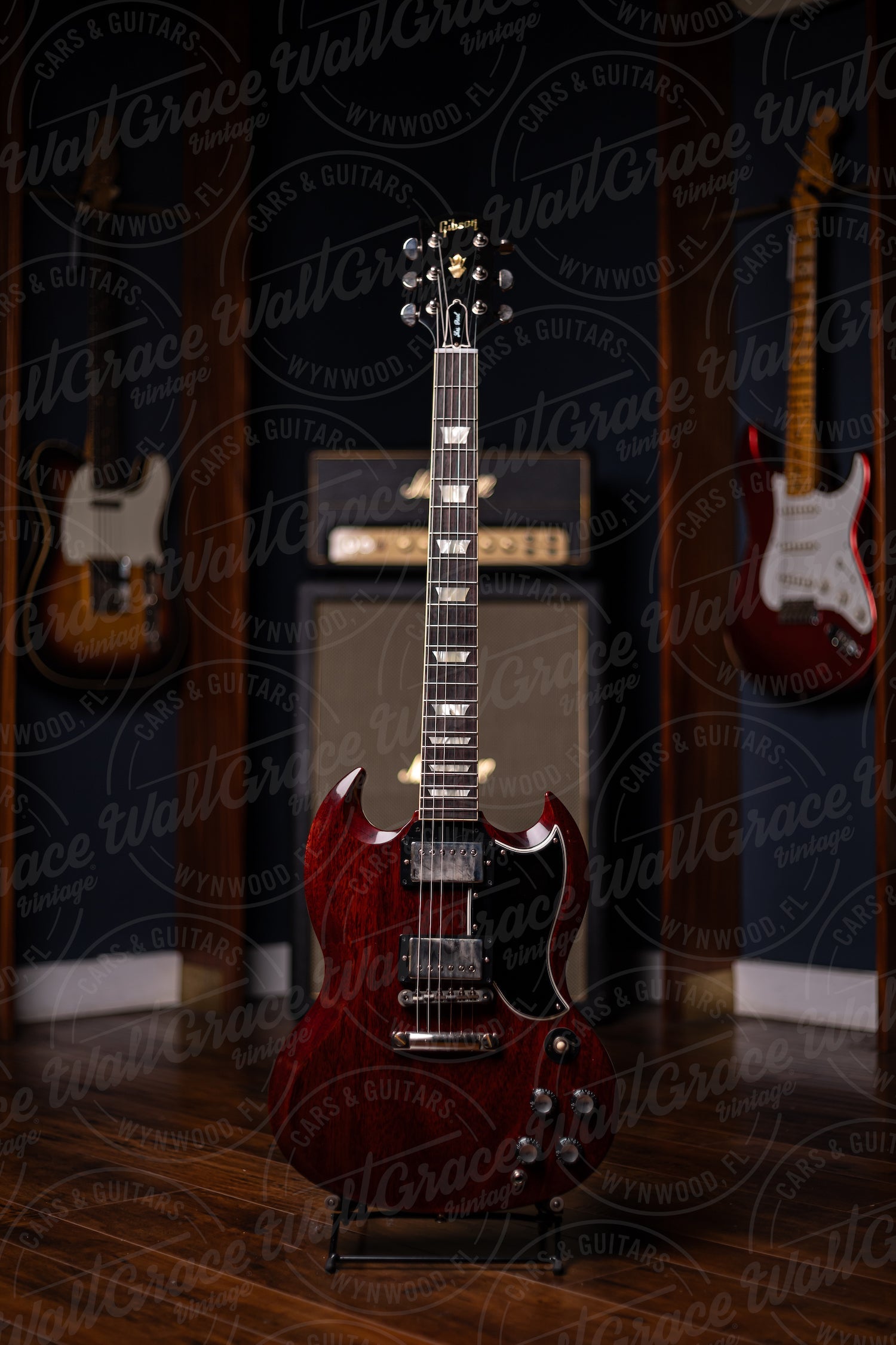 Gibson Custom Shop 1961 SG Standard w/ Stop Bar VOS Electric Guitar - Cherry Red