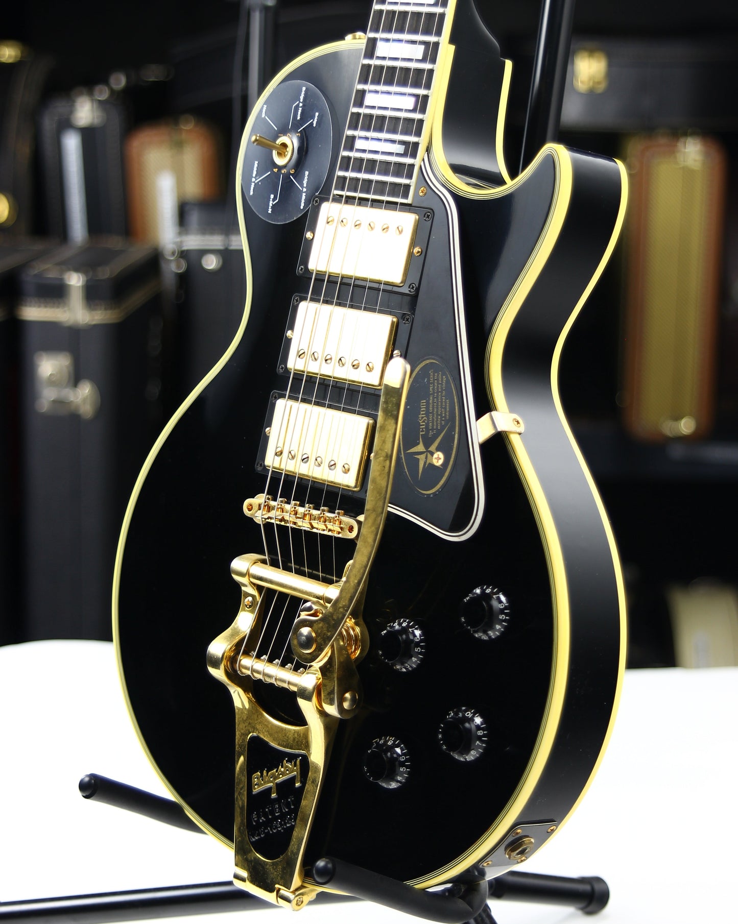 2008 Gibson Custom Shop Jimmy Page Les Paul Custom Black Beauty 1960 Signature Model w Bigsby VOS