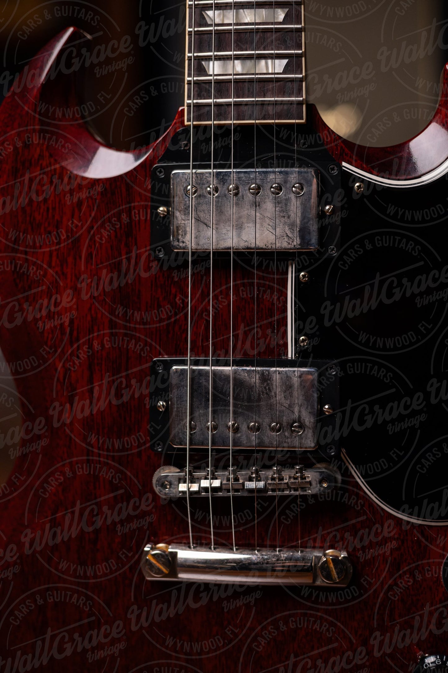 Gibson Custom Shop 1961 SG Standard w/ Stop Bar VOS Electric Guitar - Cherry Red